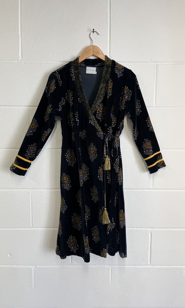 Nelina Velvet Duster Coat