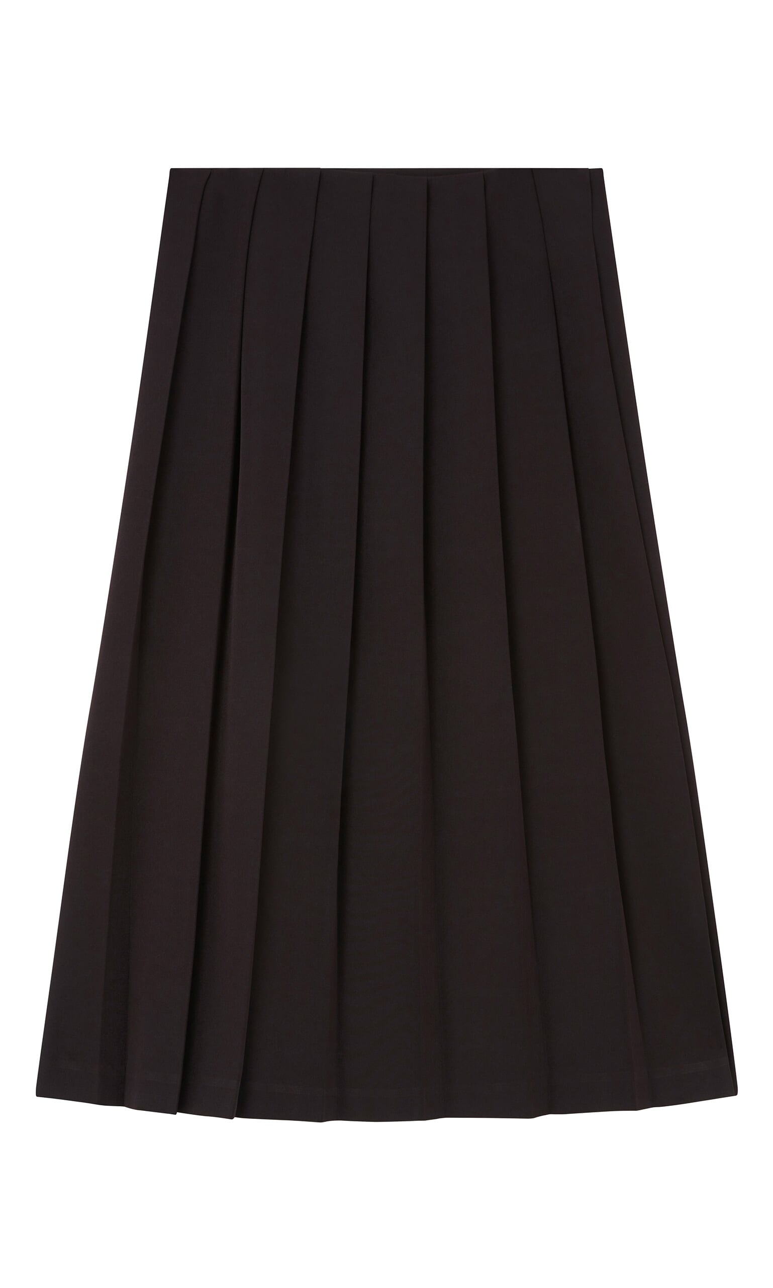 Pleat & Button Skirt