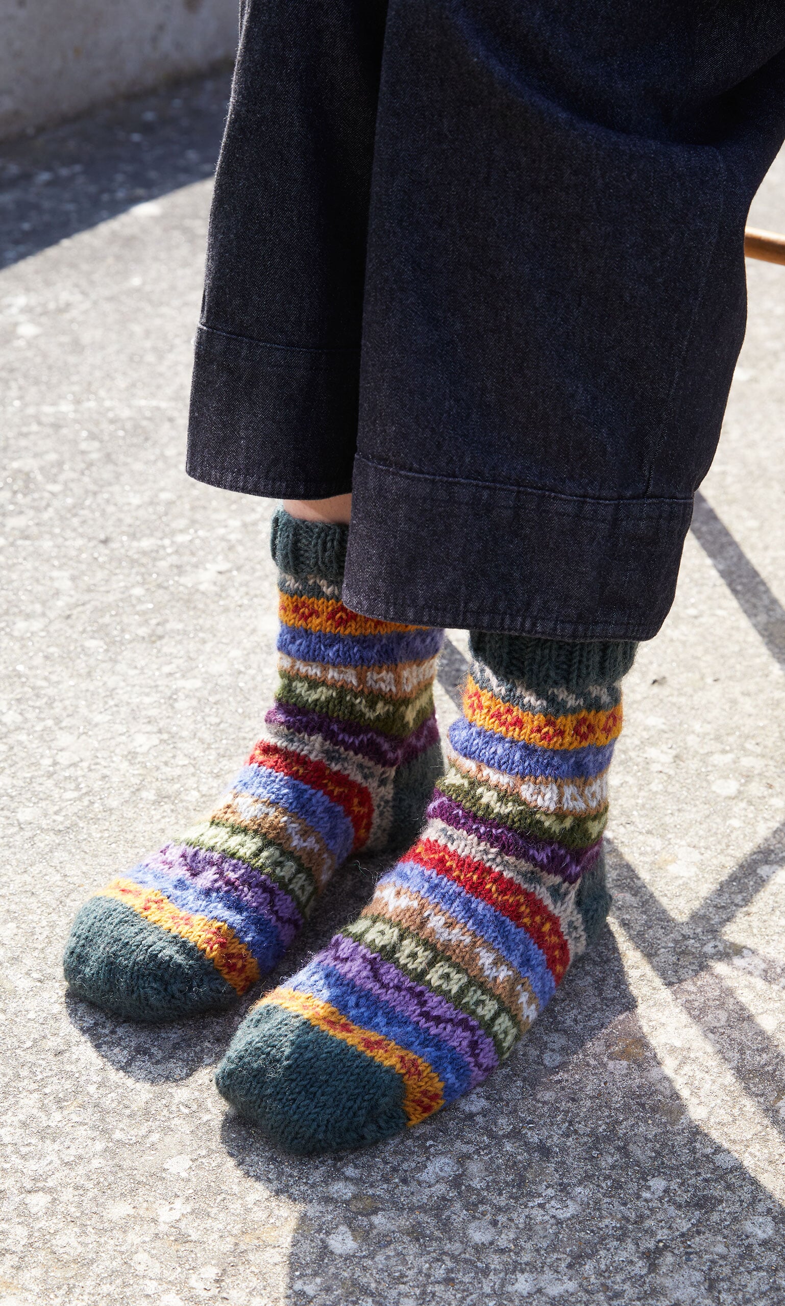 Dark Green Socks