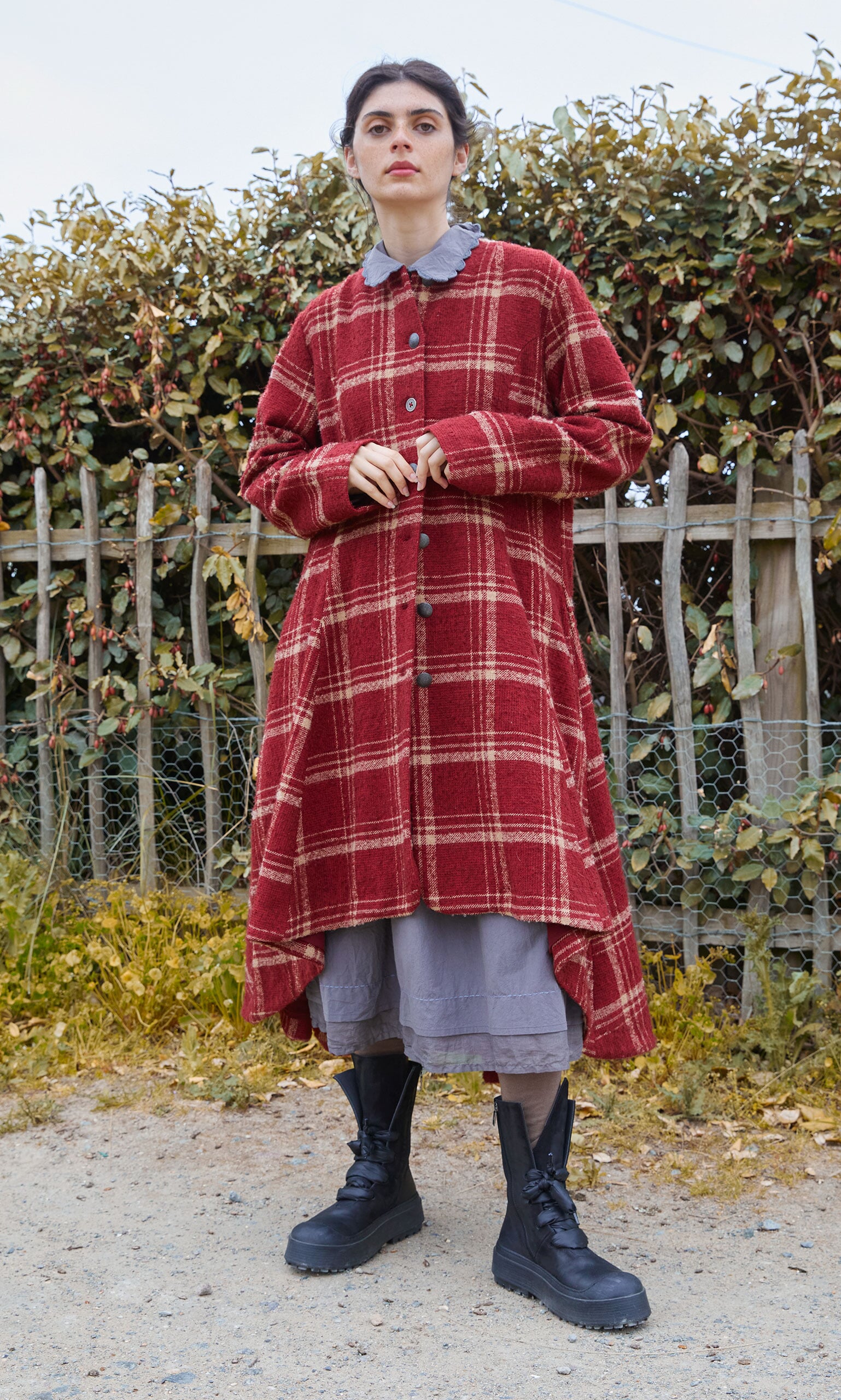 Red Wool Coat