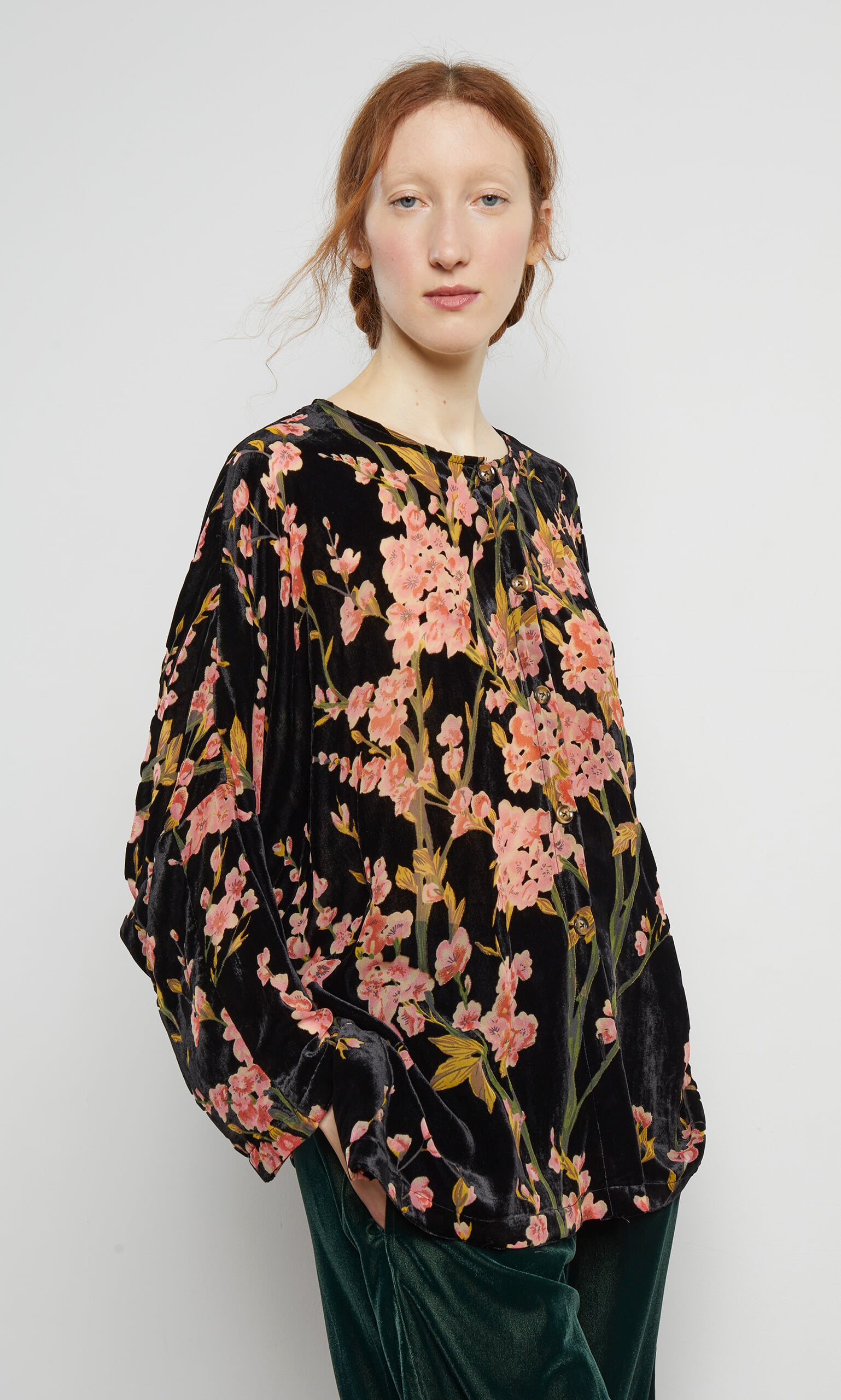 Bloom Velvet Shirt