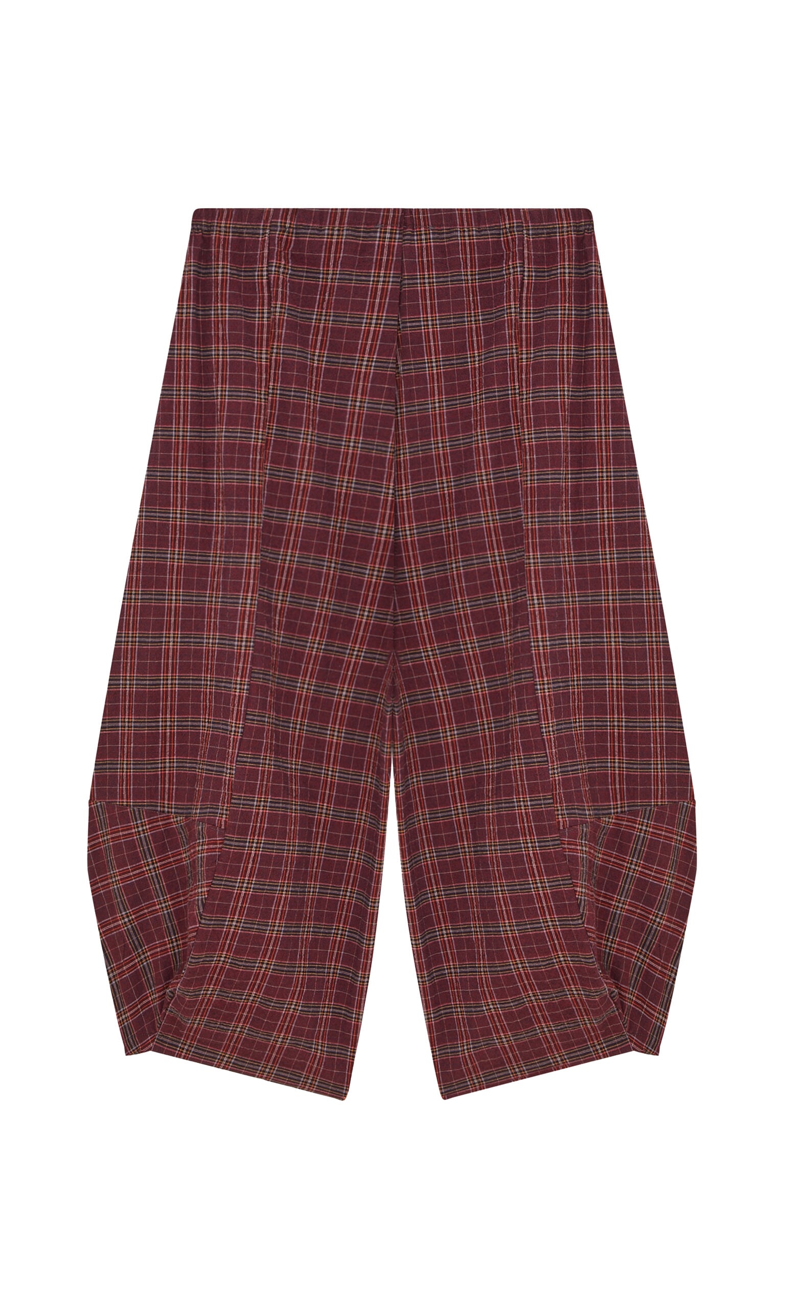 High waisted red hot sale plaid pants