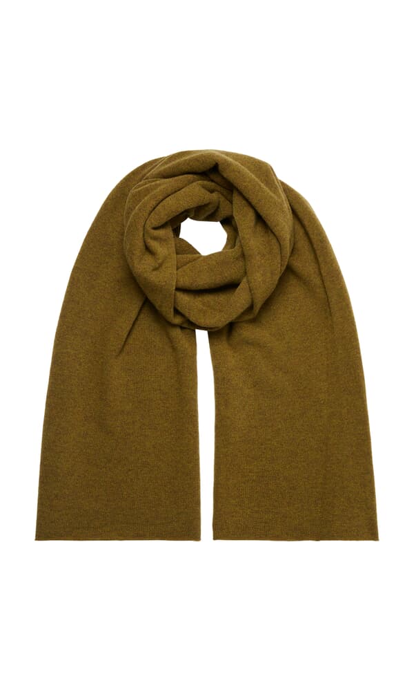 Long Olive Scarf
