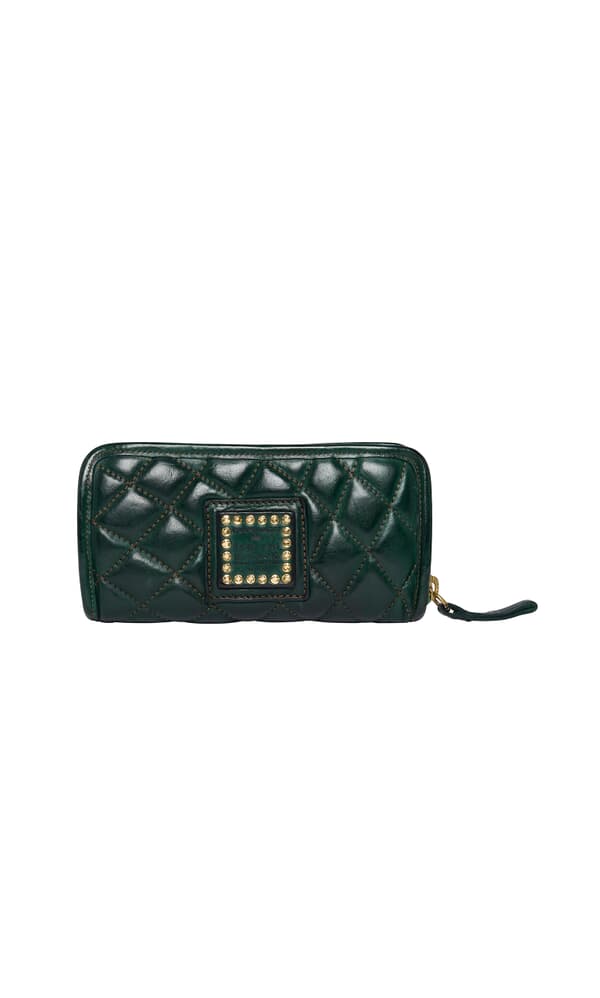Quilt Leather Purse