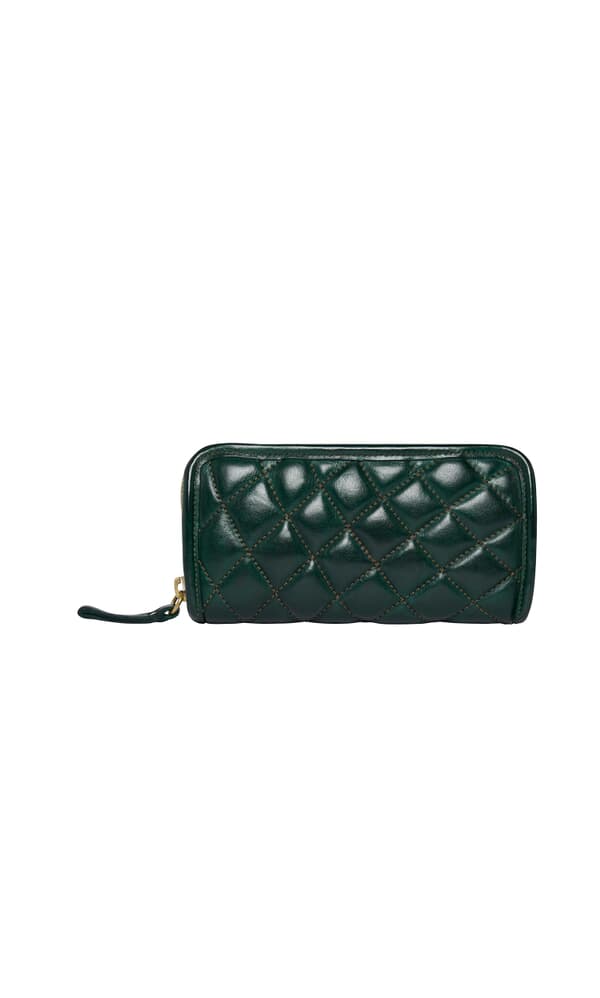 Quilt Leather Purse
