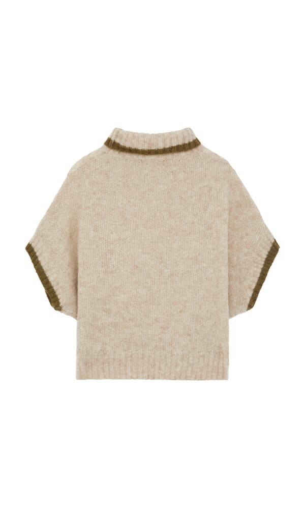 Greige Knit Top