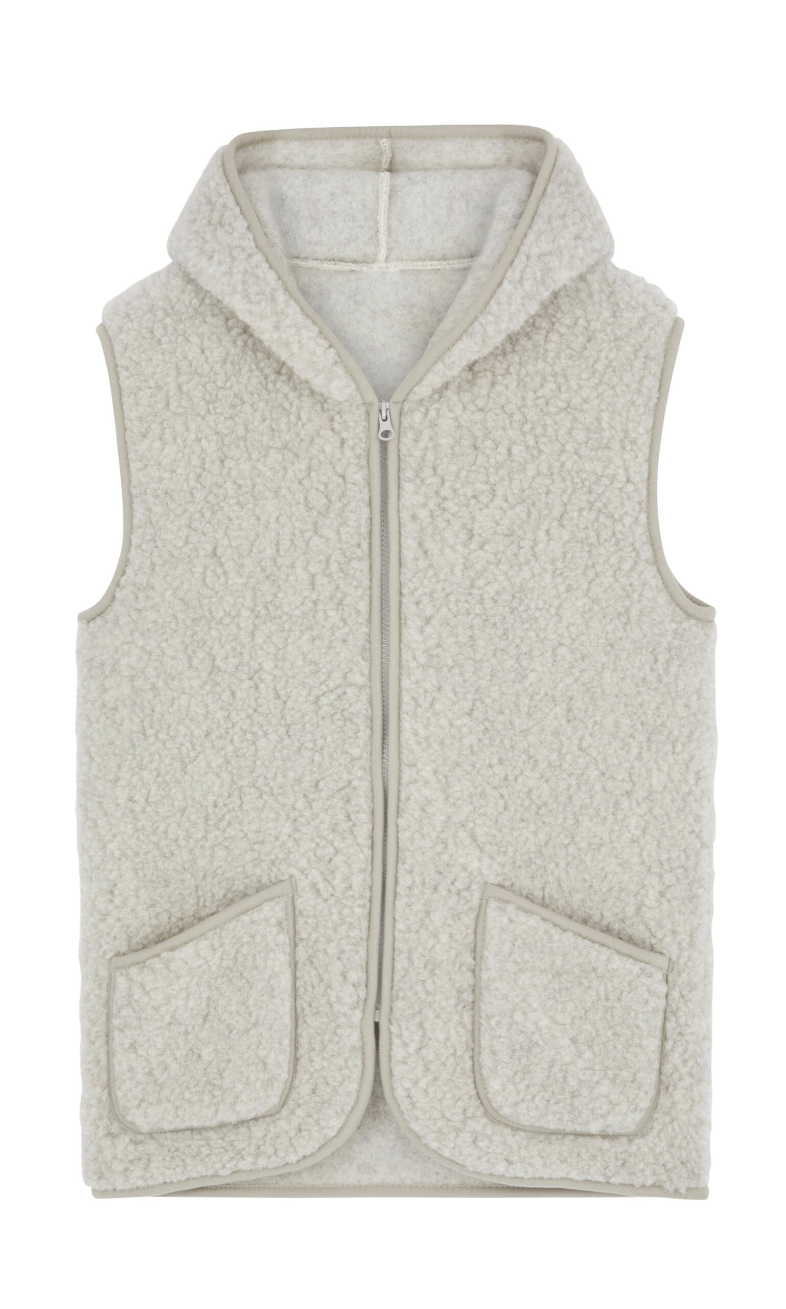 Wool Gilet - Light Grey