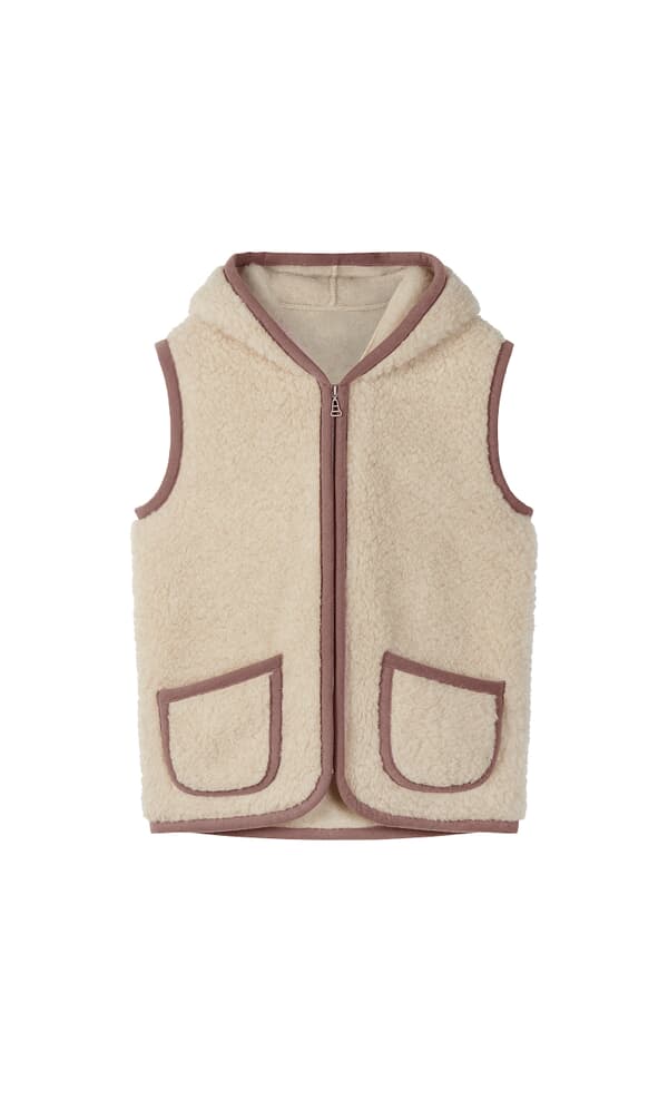 Wool Gilet - Natural