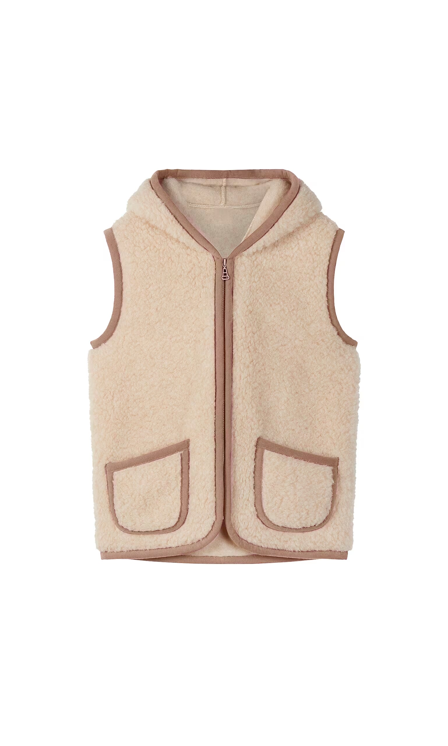 Wool Gilet - Natural