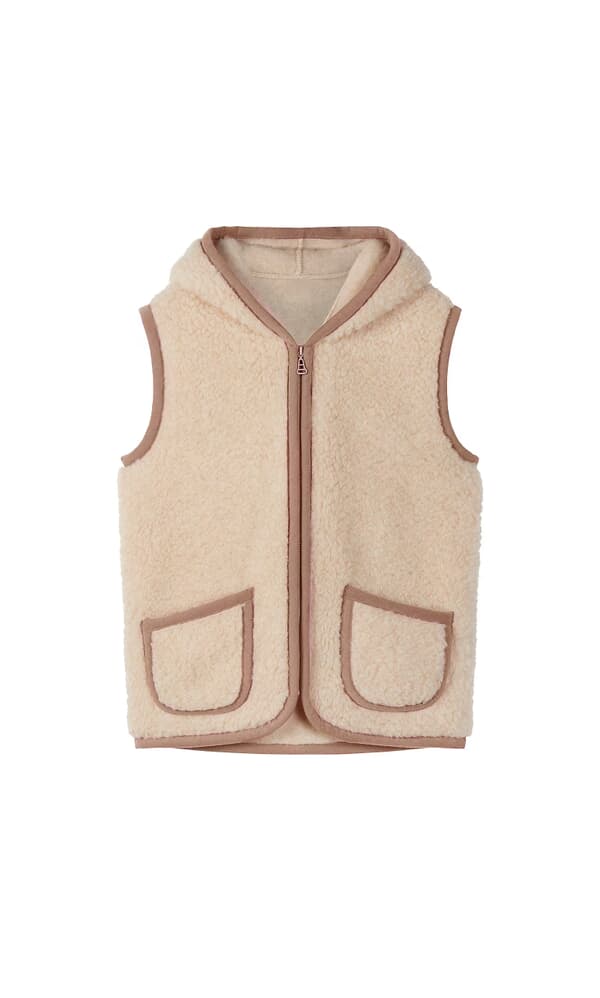 Wool Gilet - Natural