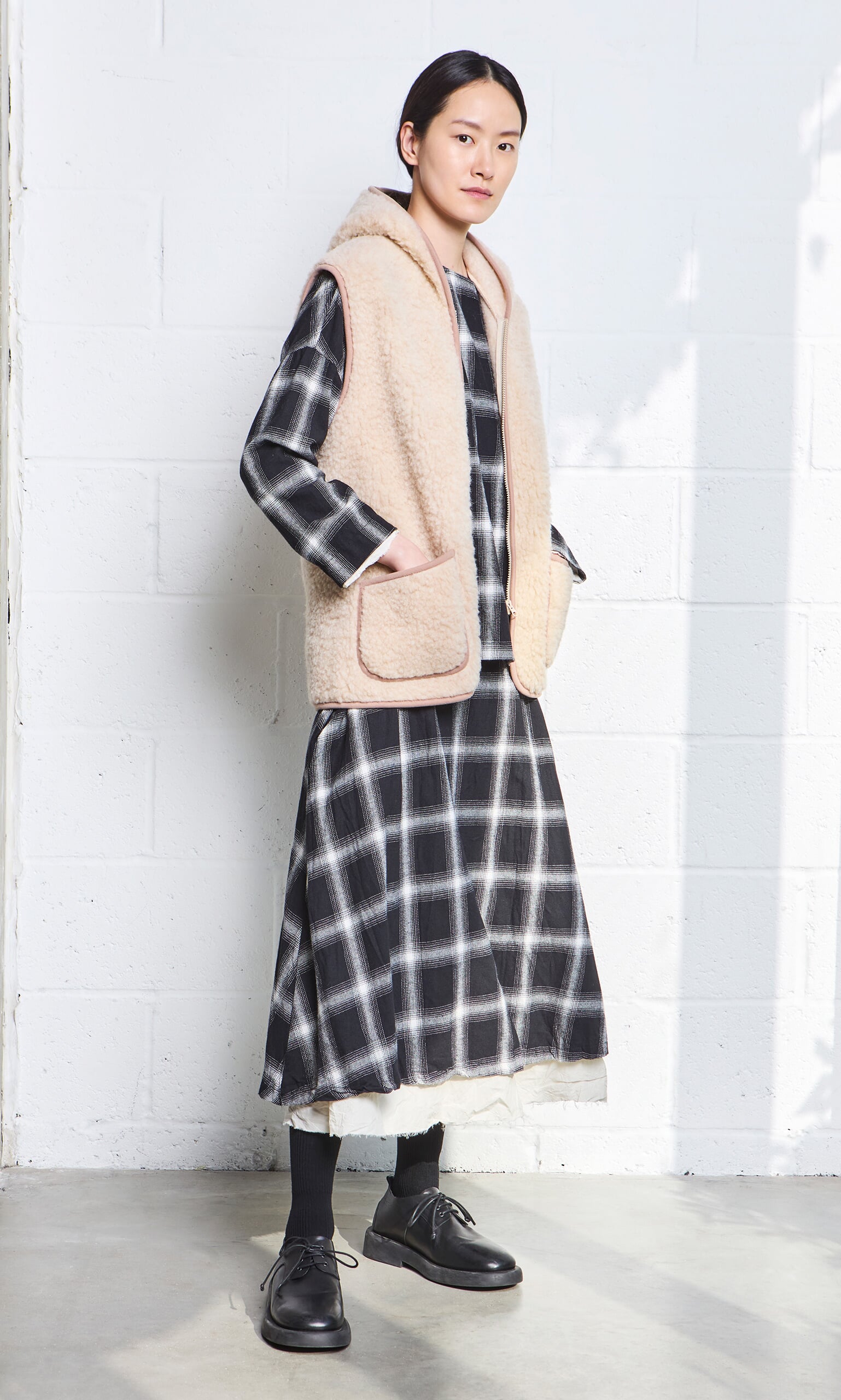 Wool Gilet - Natural