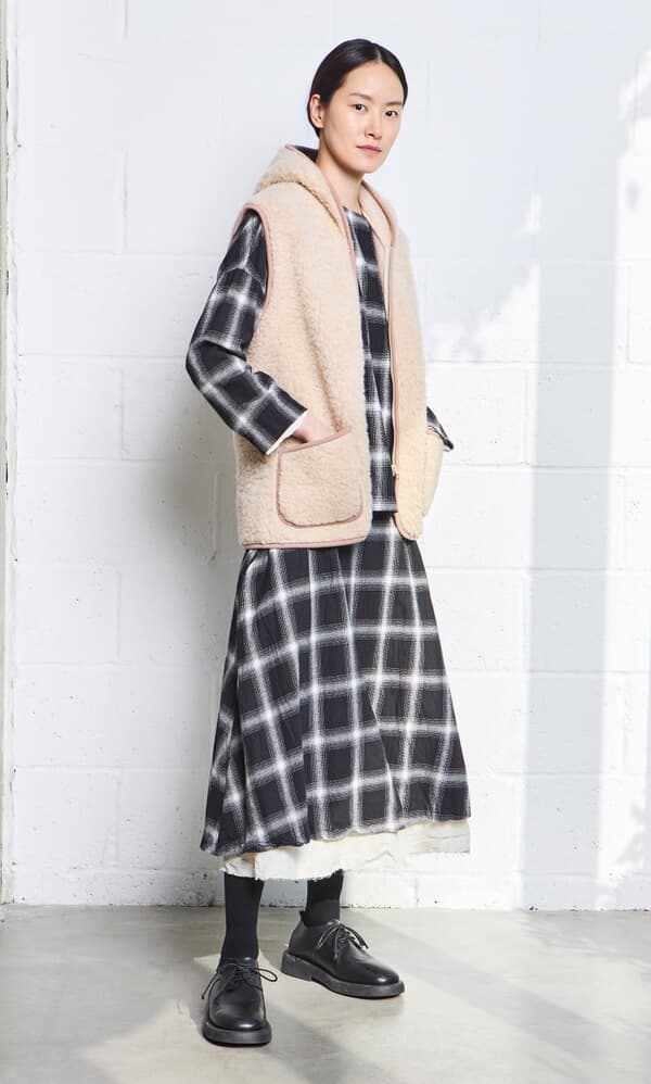 Wool Gilet - Natural
