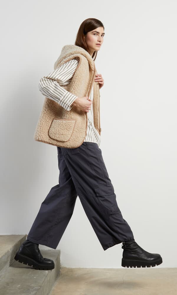 Wool Gilet - Natural