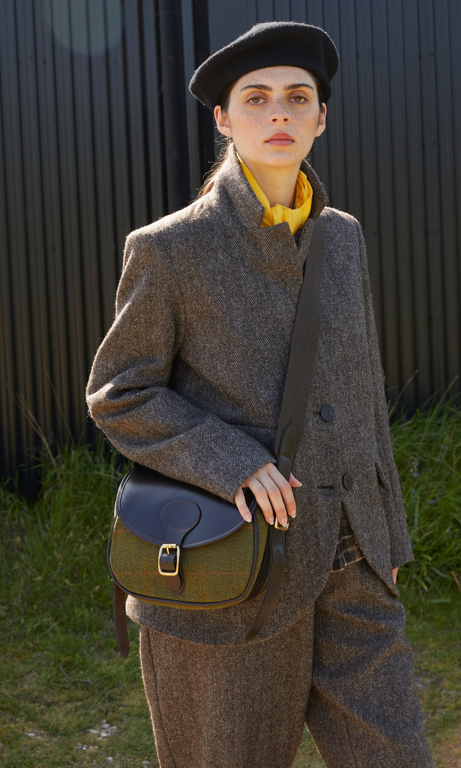 Tweed Saddle Bag