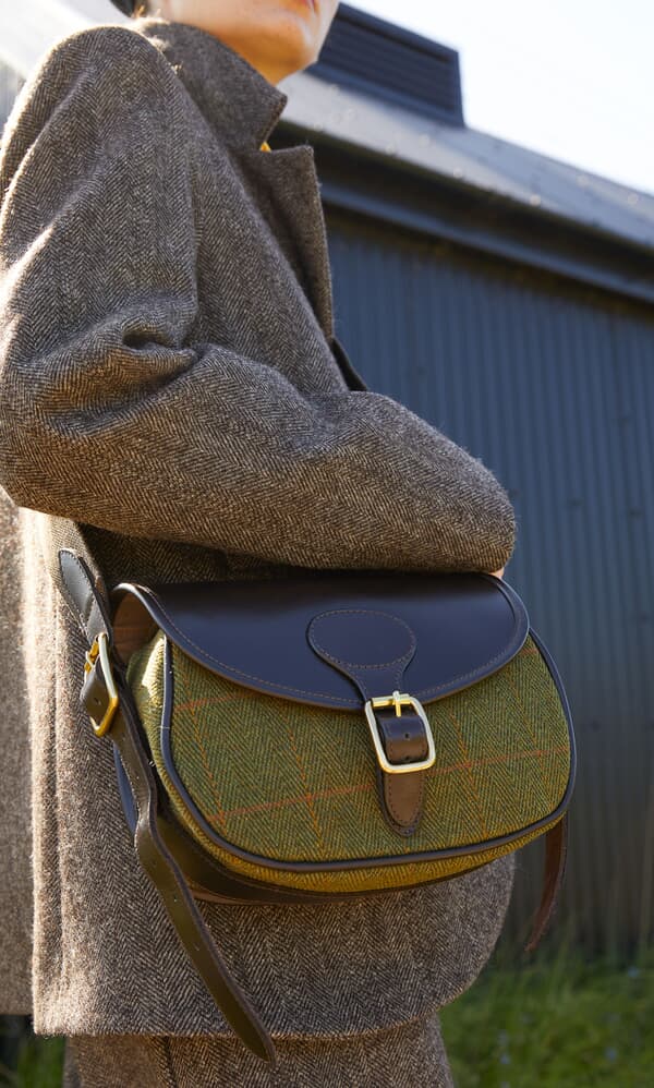 Tweed Saddle Bag
