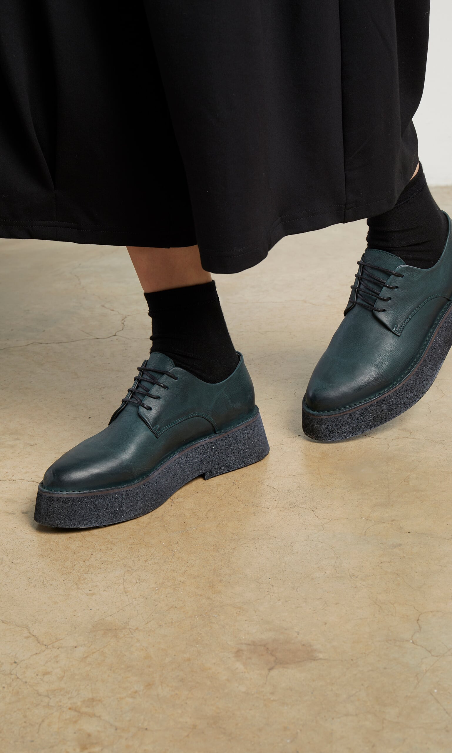 Rosso Shoes - Dark Green