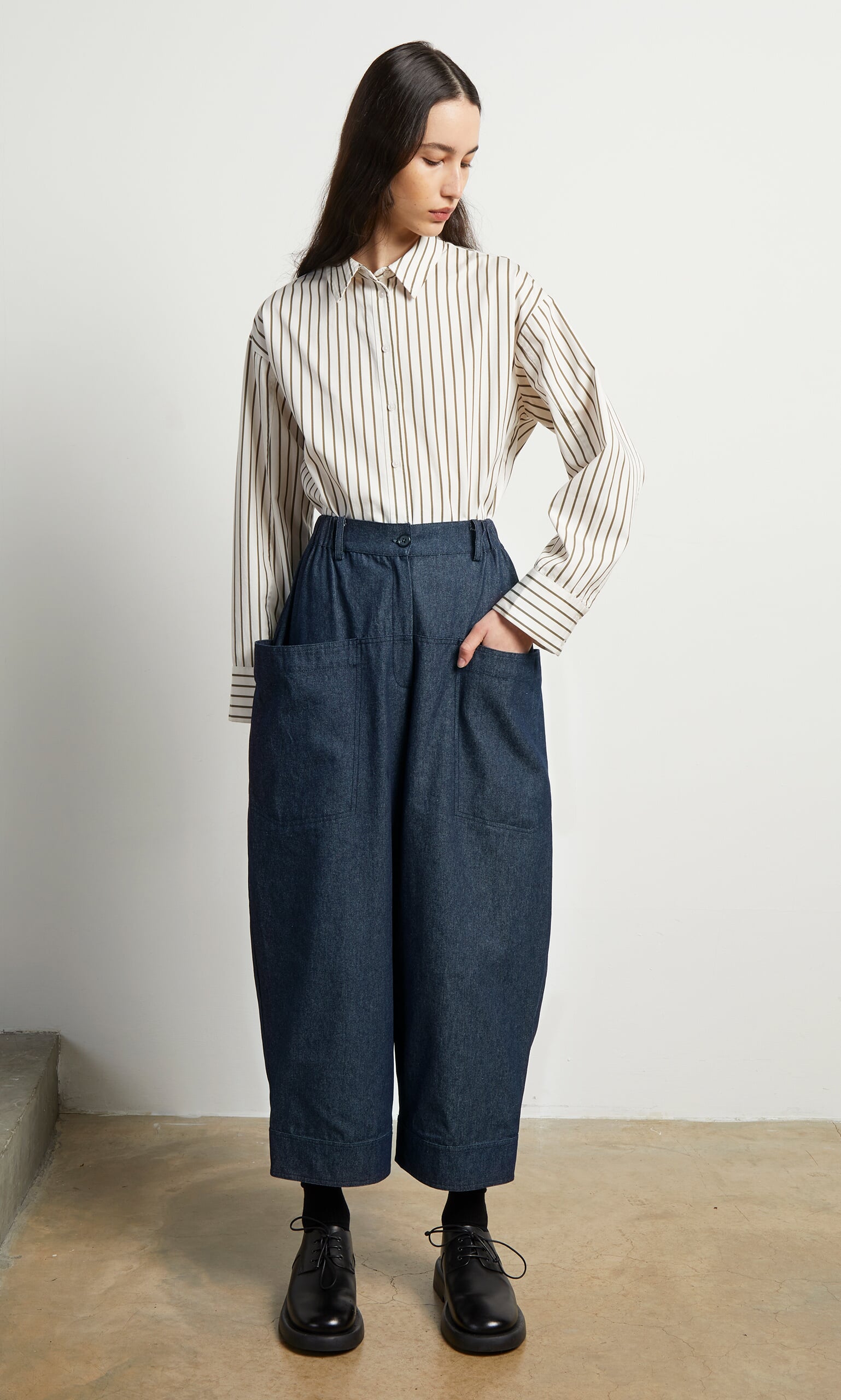 Polder pants - darker denim