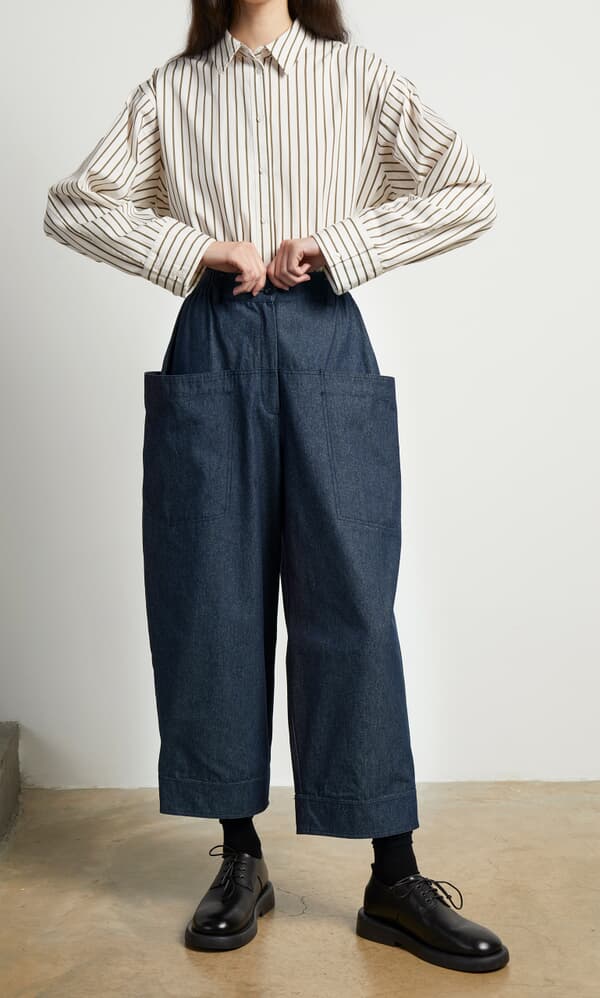 Polder pants - darker denim