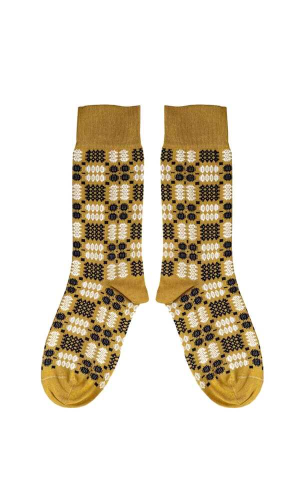 Welsh Socks - Gold