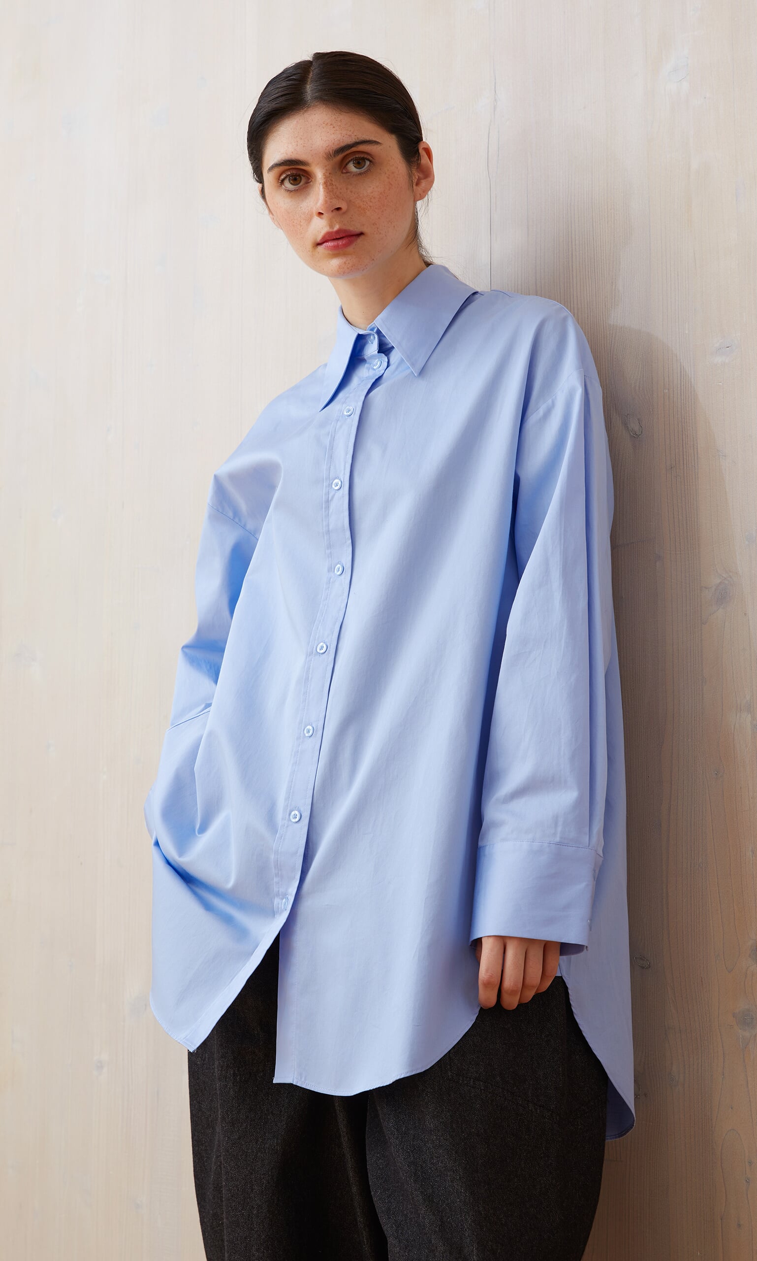 Osborne blue shirt - Plümo Ltd
