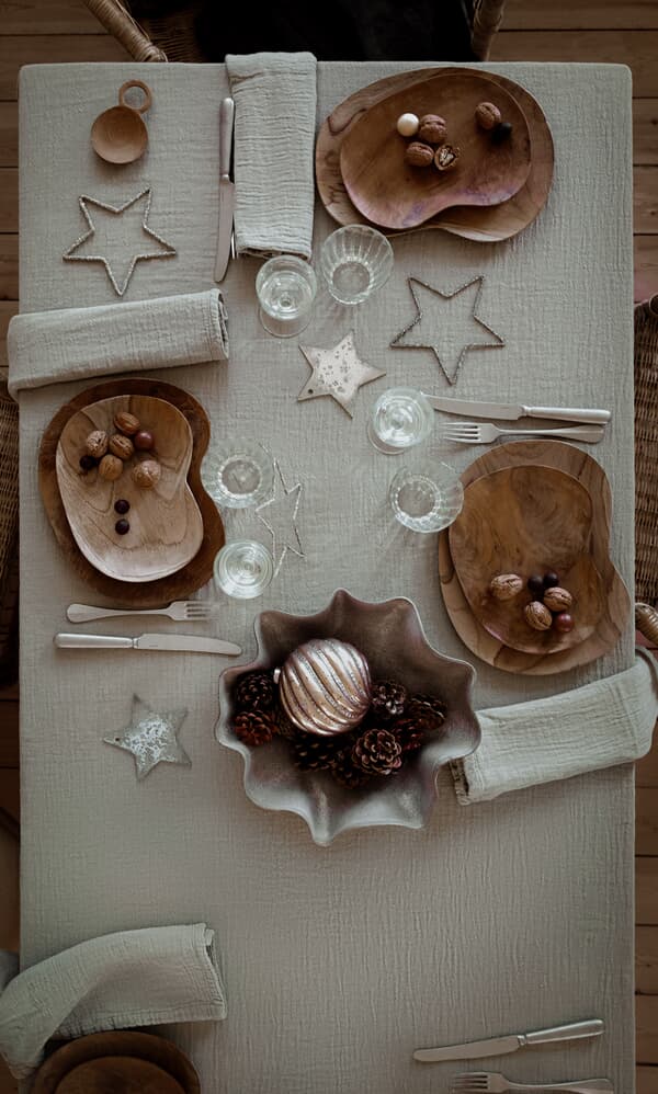 Raffia Christmas Star