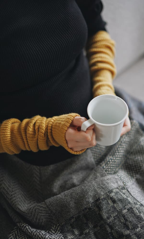 Ochre wrist warmers