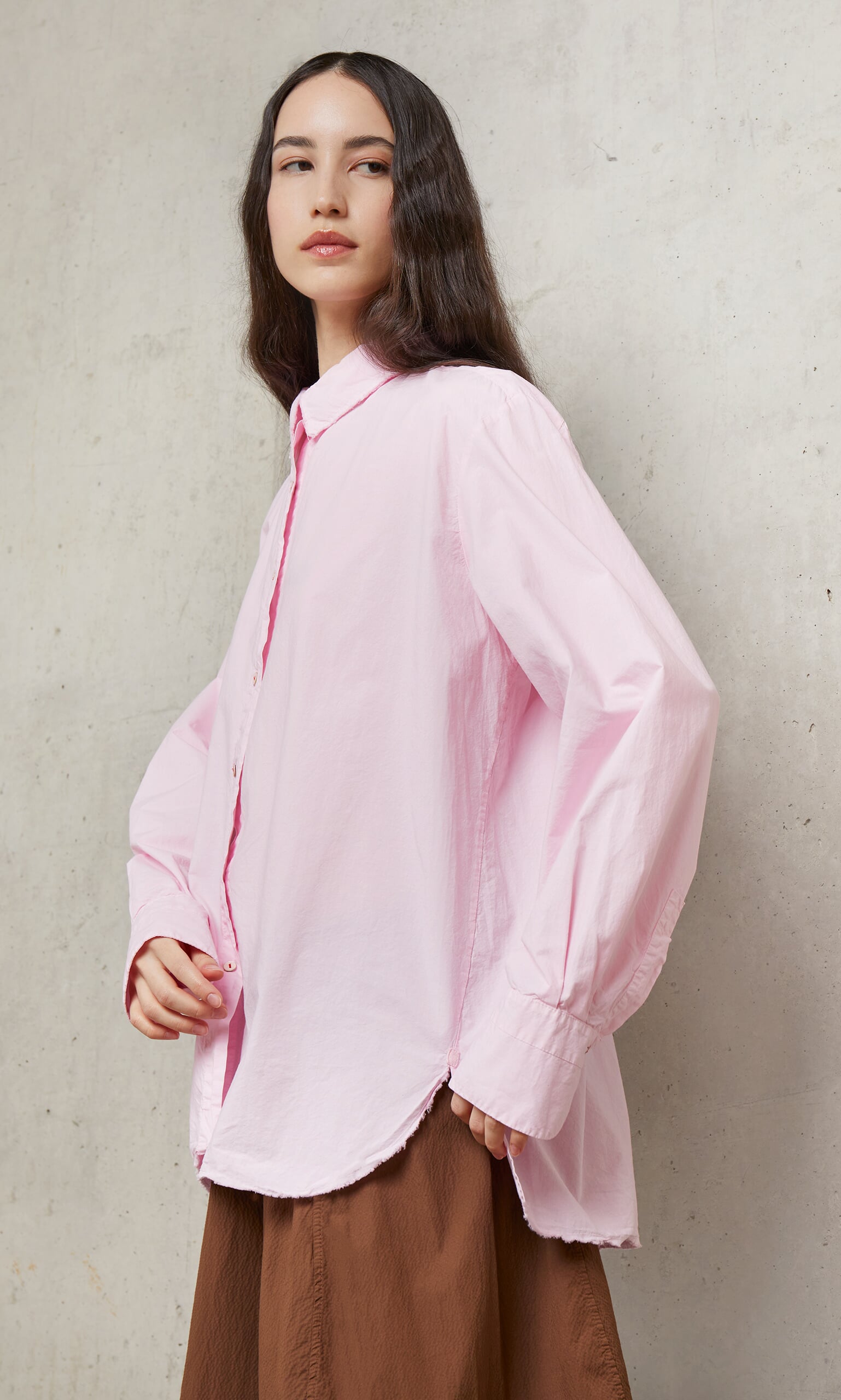 Oversized Pink Shirt - Plümo Ltd