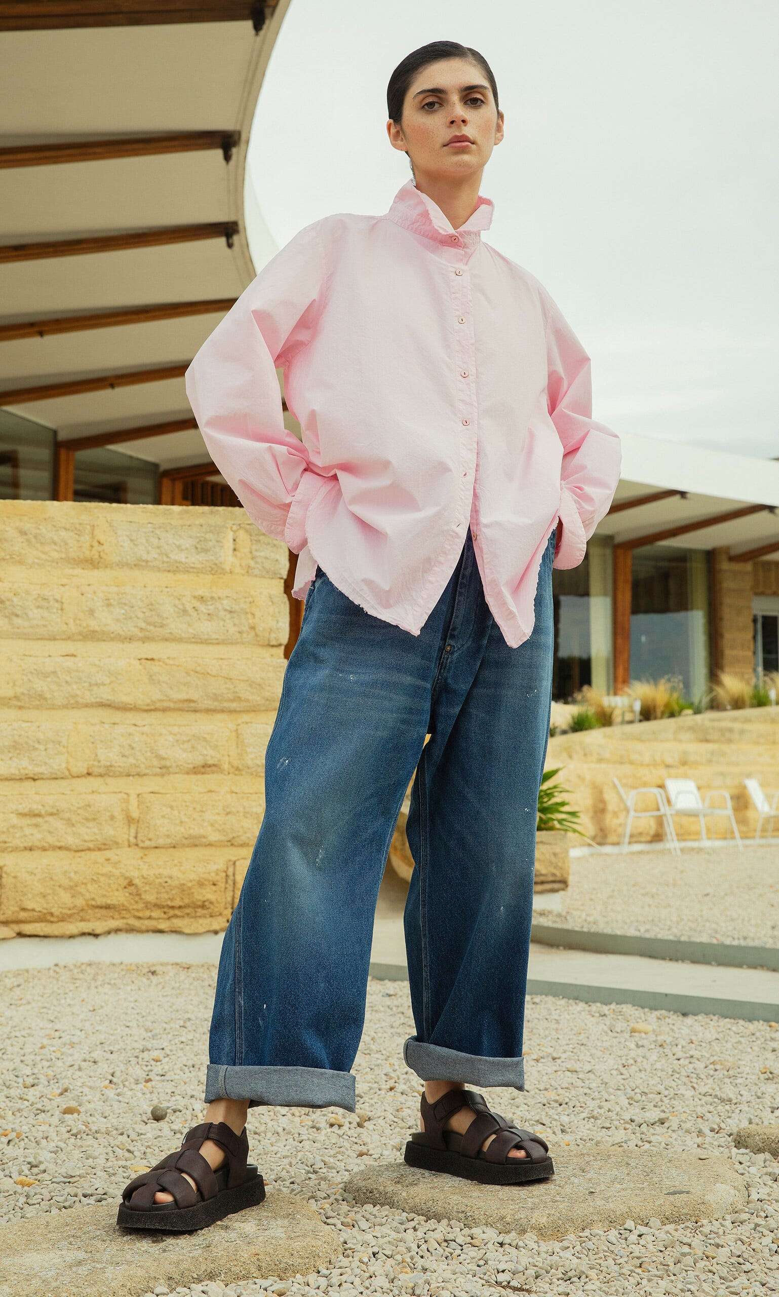 Oversized Pink Shirt