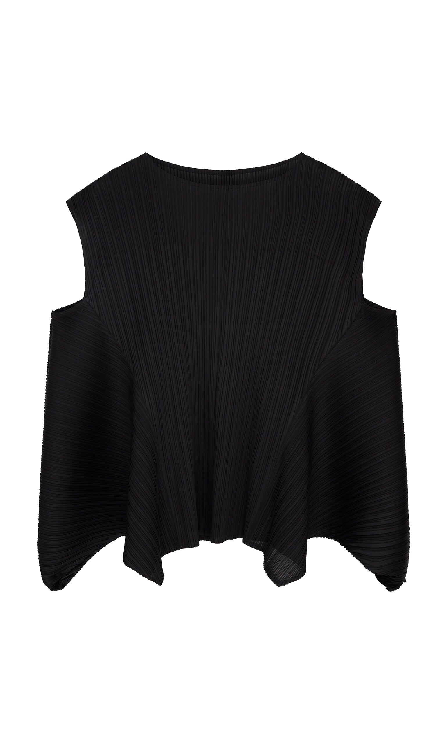 Nero Pleat Top