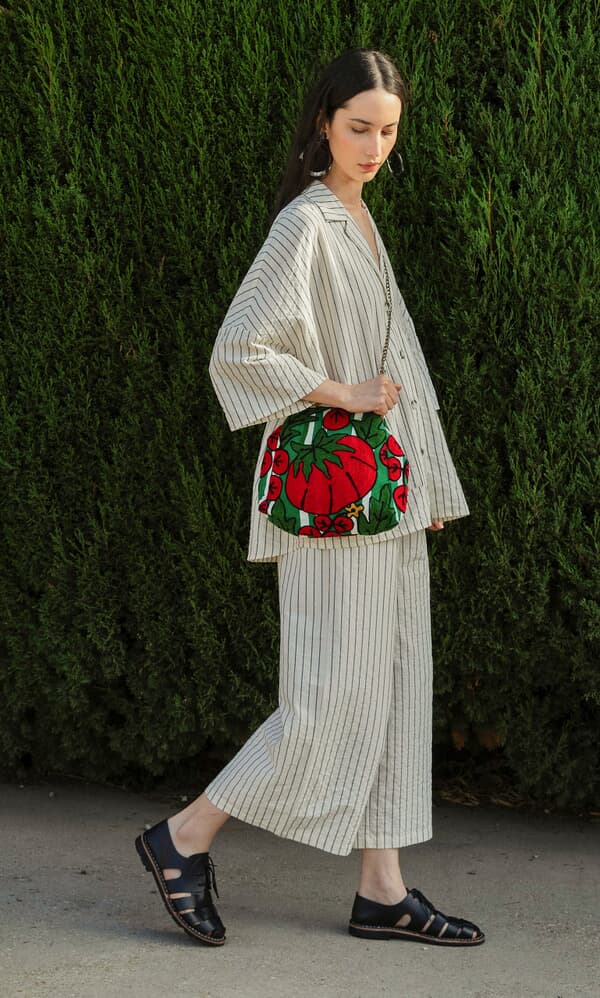 Tomato Clasp Bag