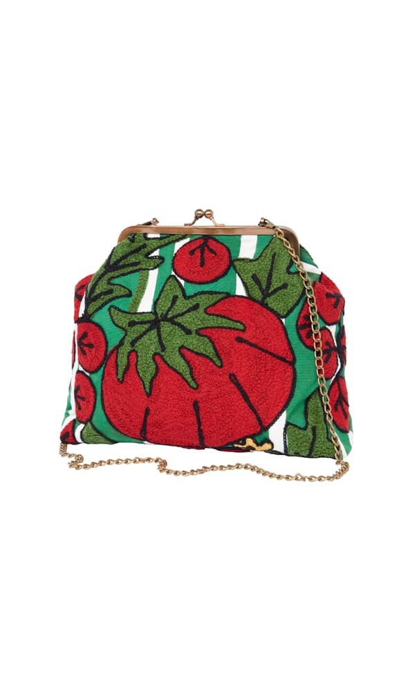 Tomato Clasp Bag