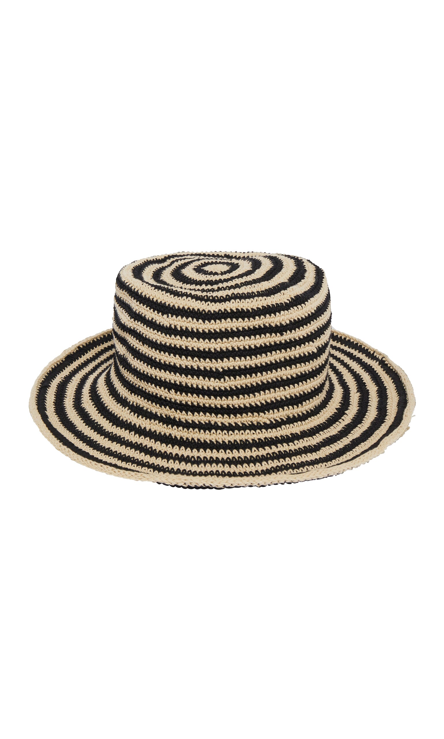 Striped floppy sun hat deals