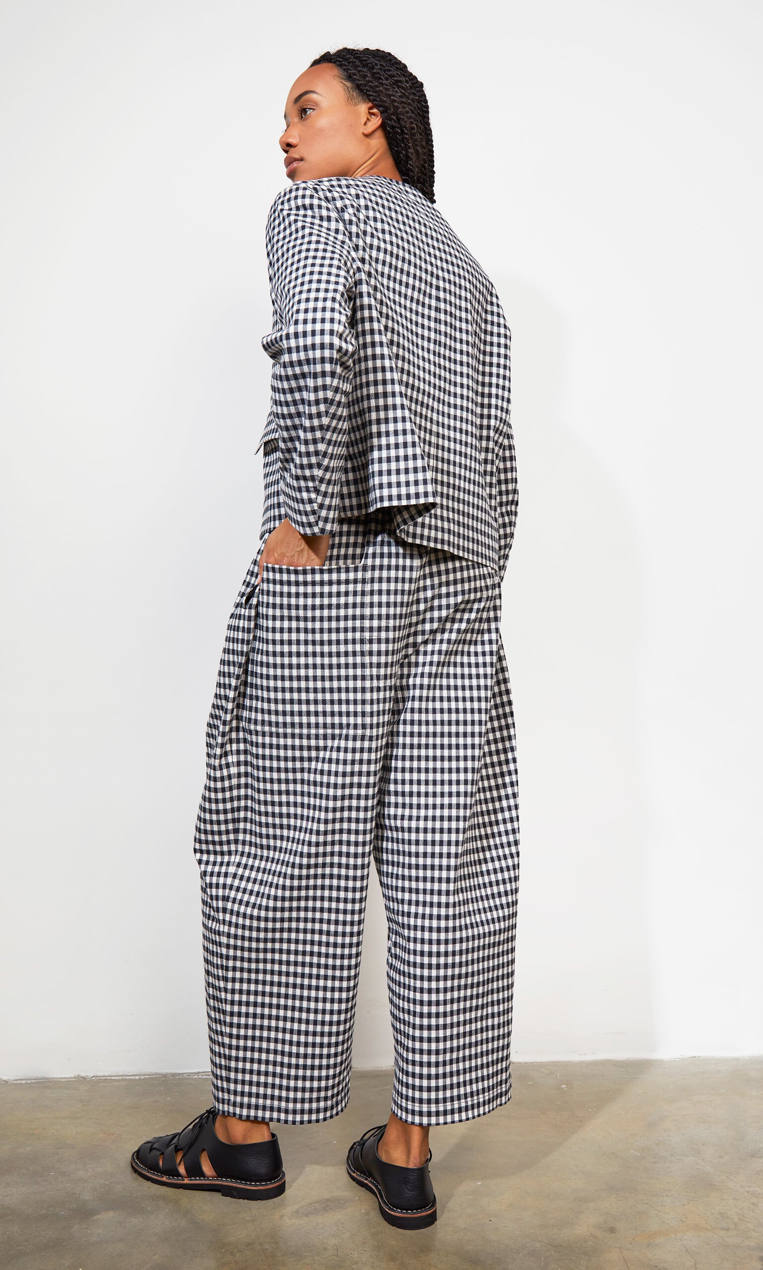 Agnes Gingham Jacket