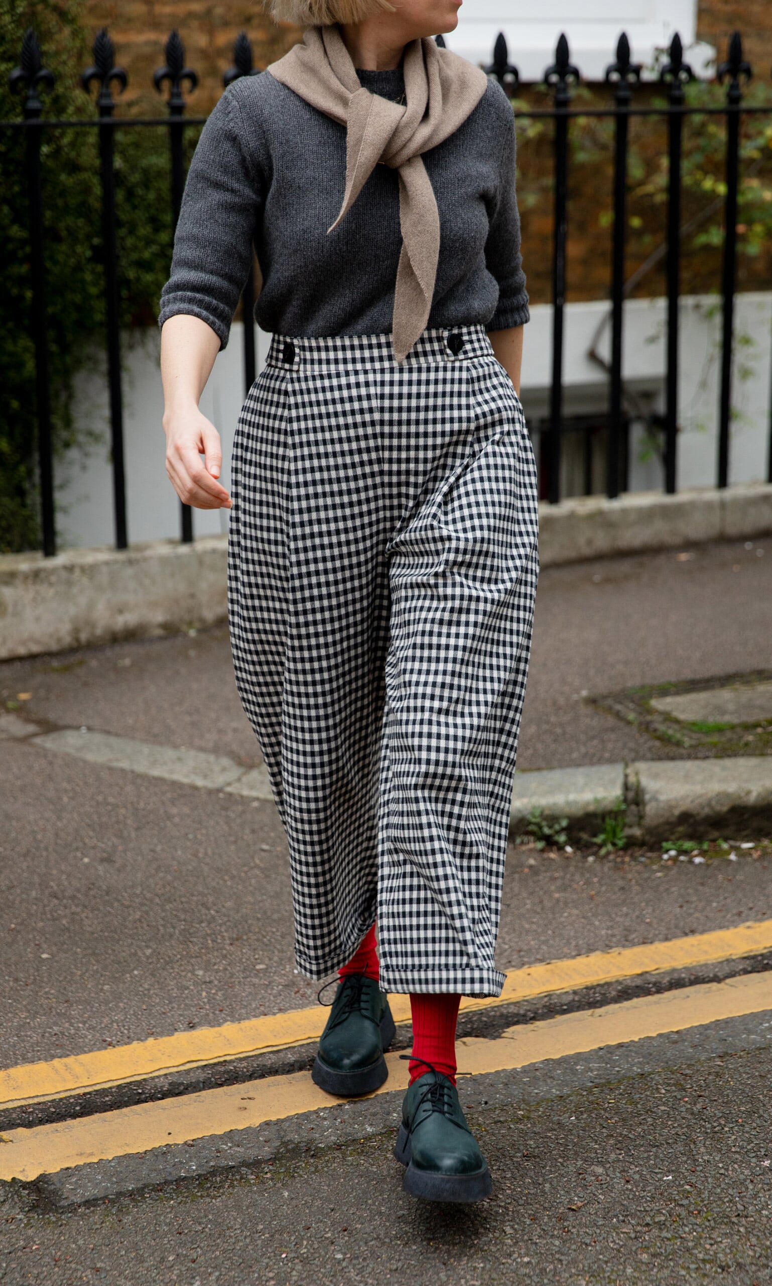 Milano Gingham Pants