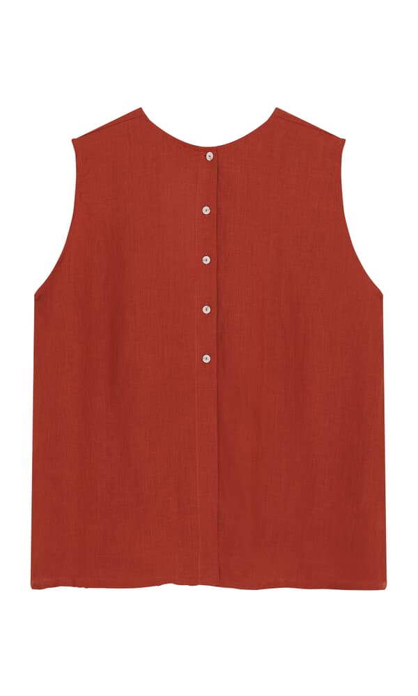 Serena Top - Tomato Red