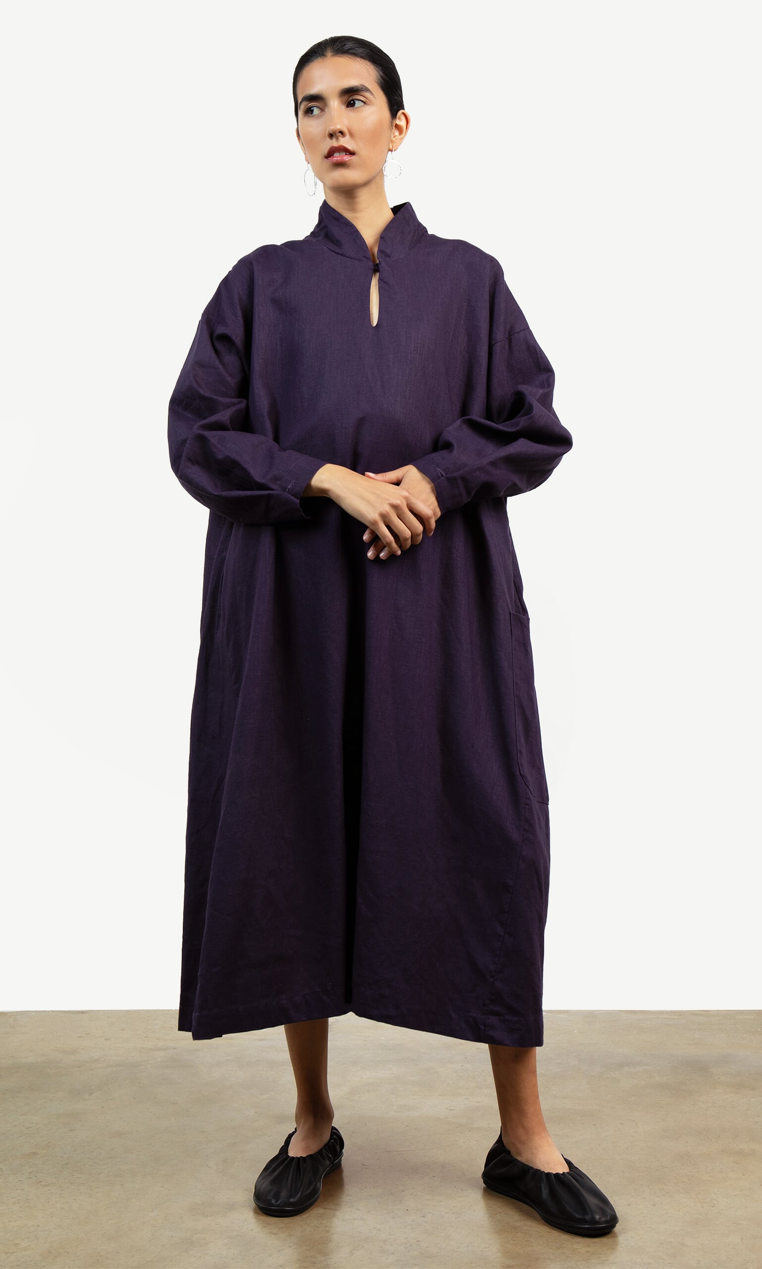 Cahill Dress - Indigo