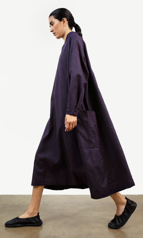 Cahill Dress - Indigo
