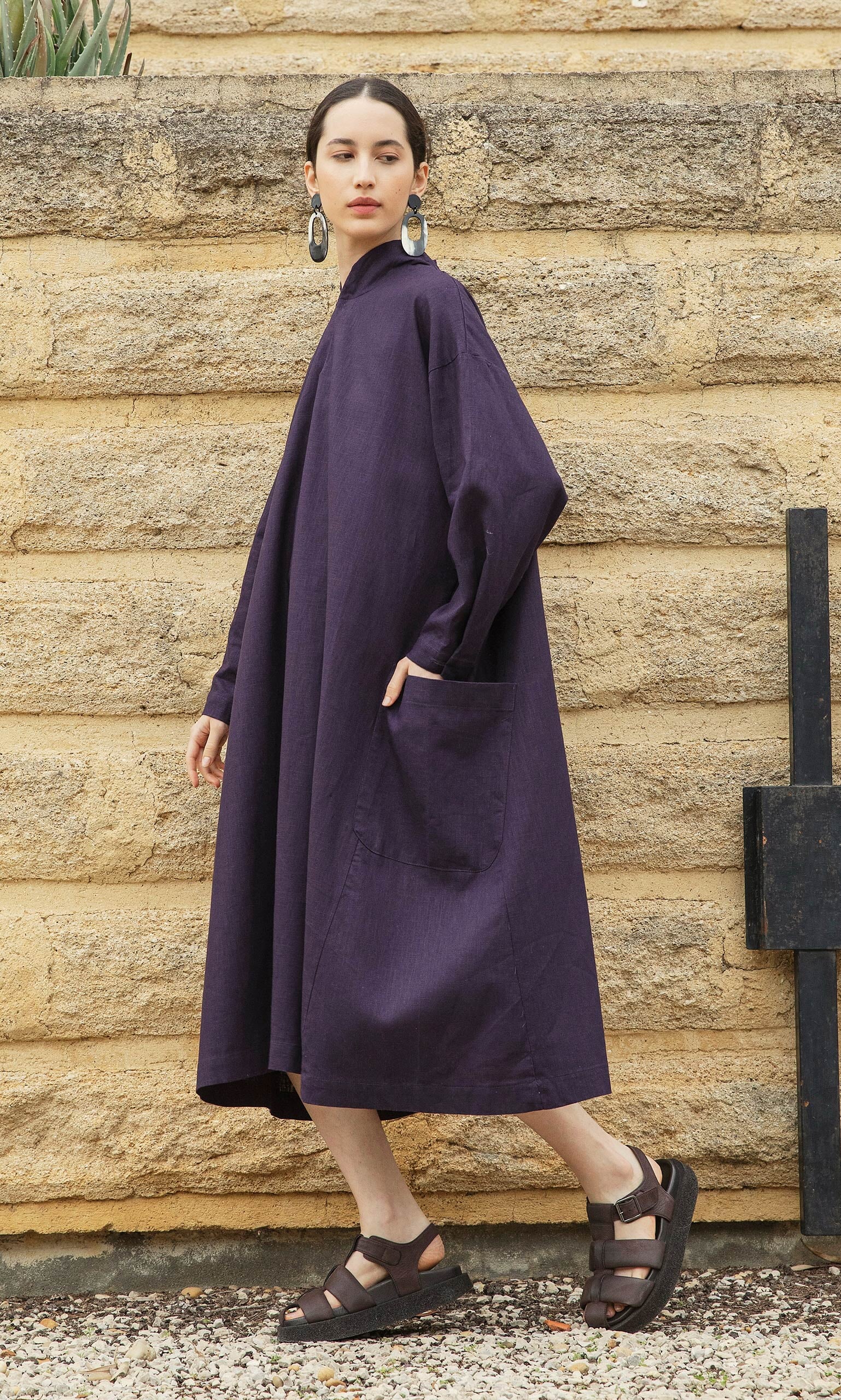 Cahill Dress - Indigo