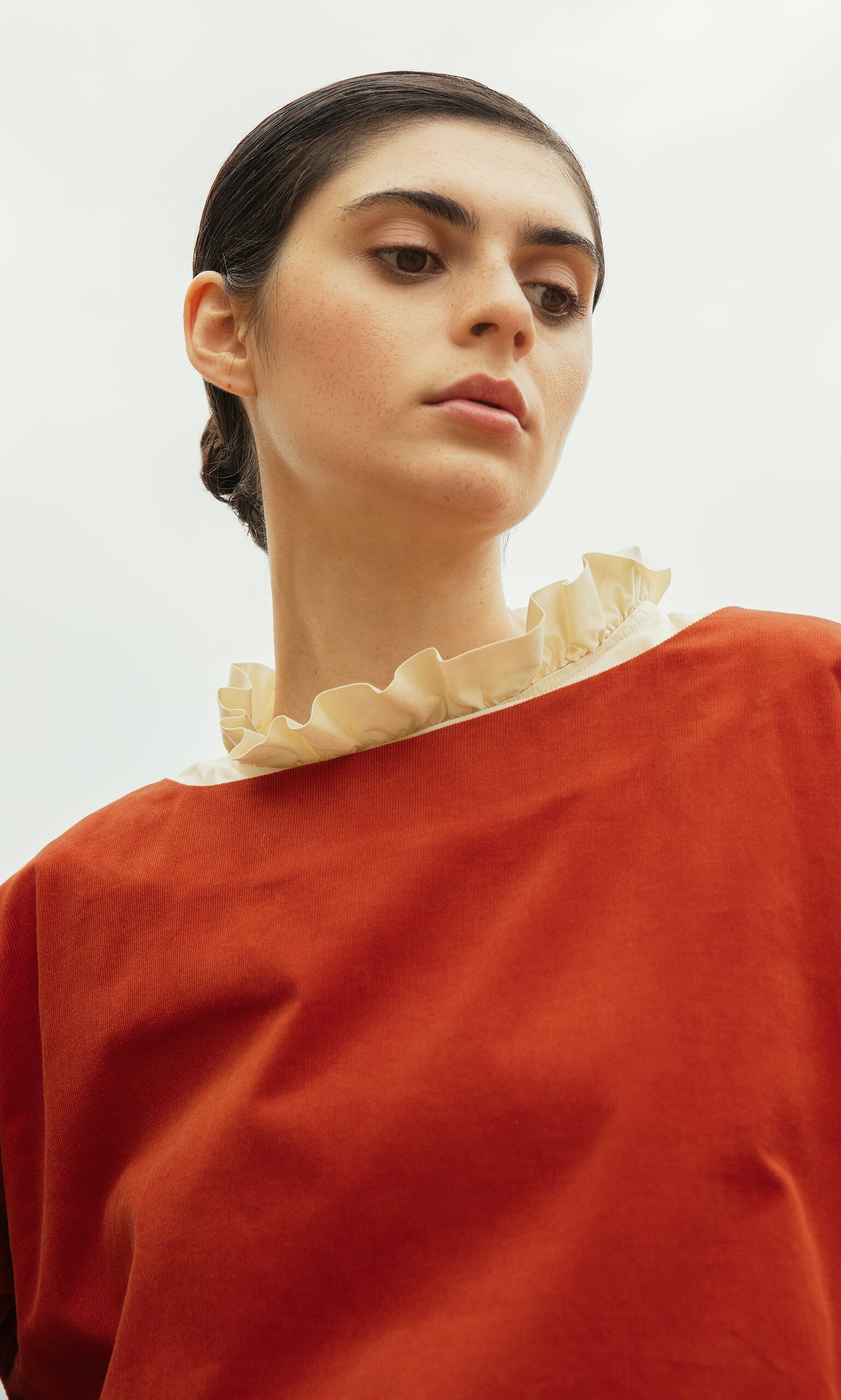 Rae Cord Dress - Cayenne