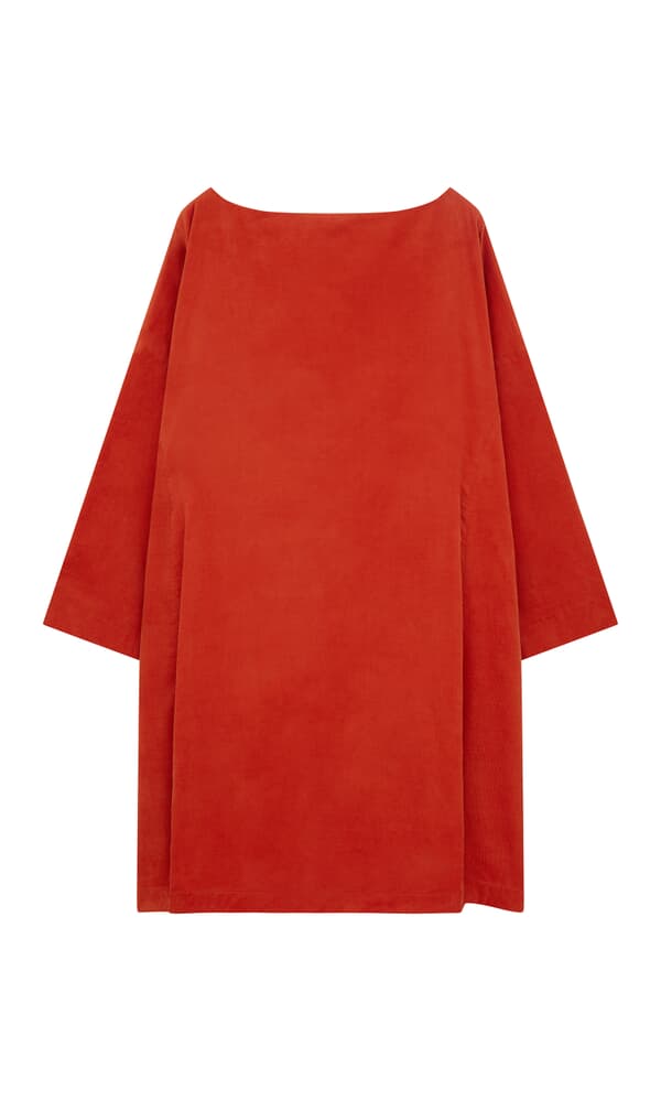 Rae Cord Dress - Cayenne