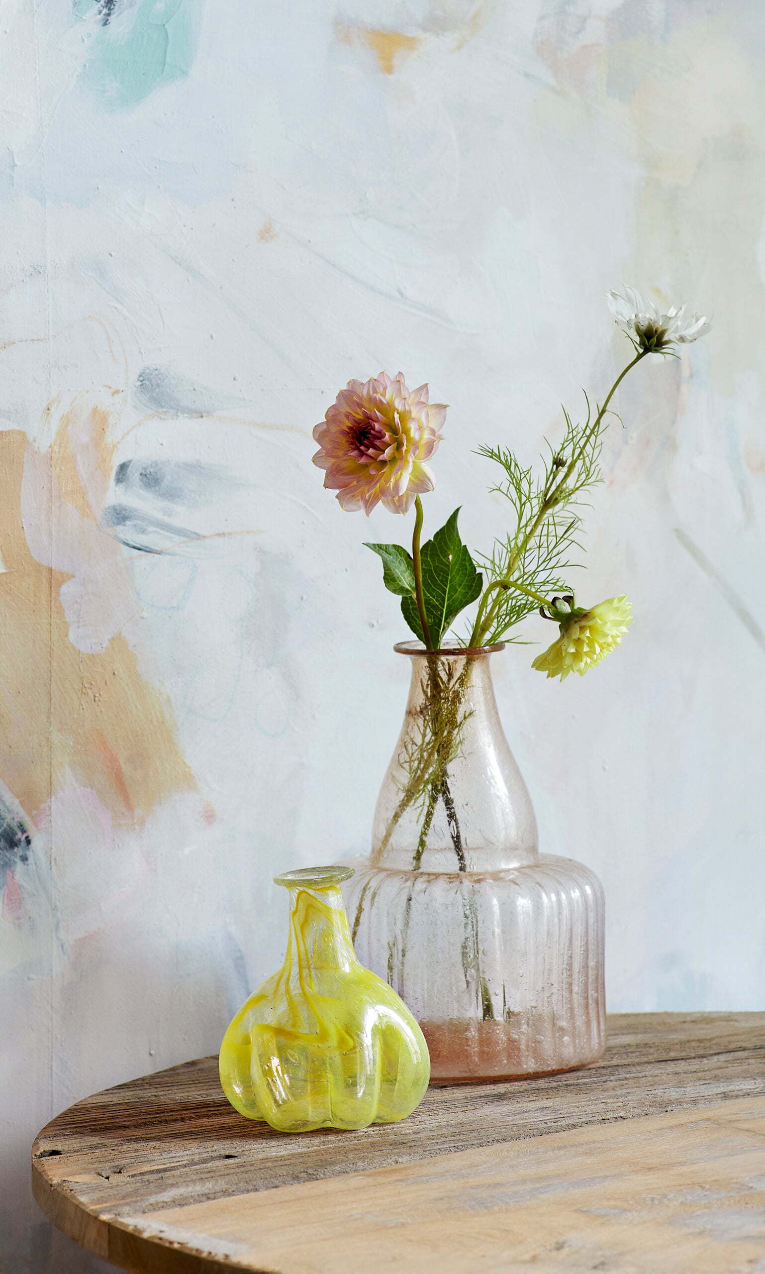Peach Flower Vase