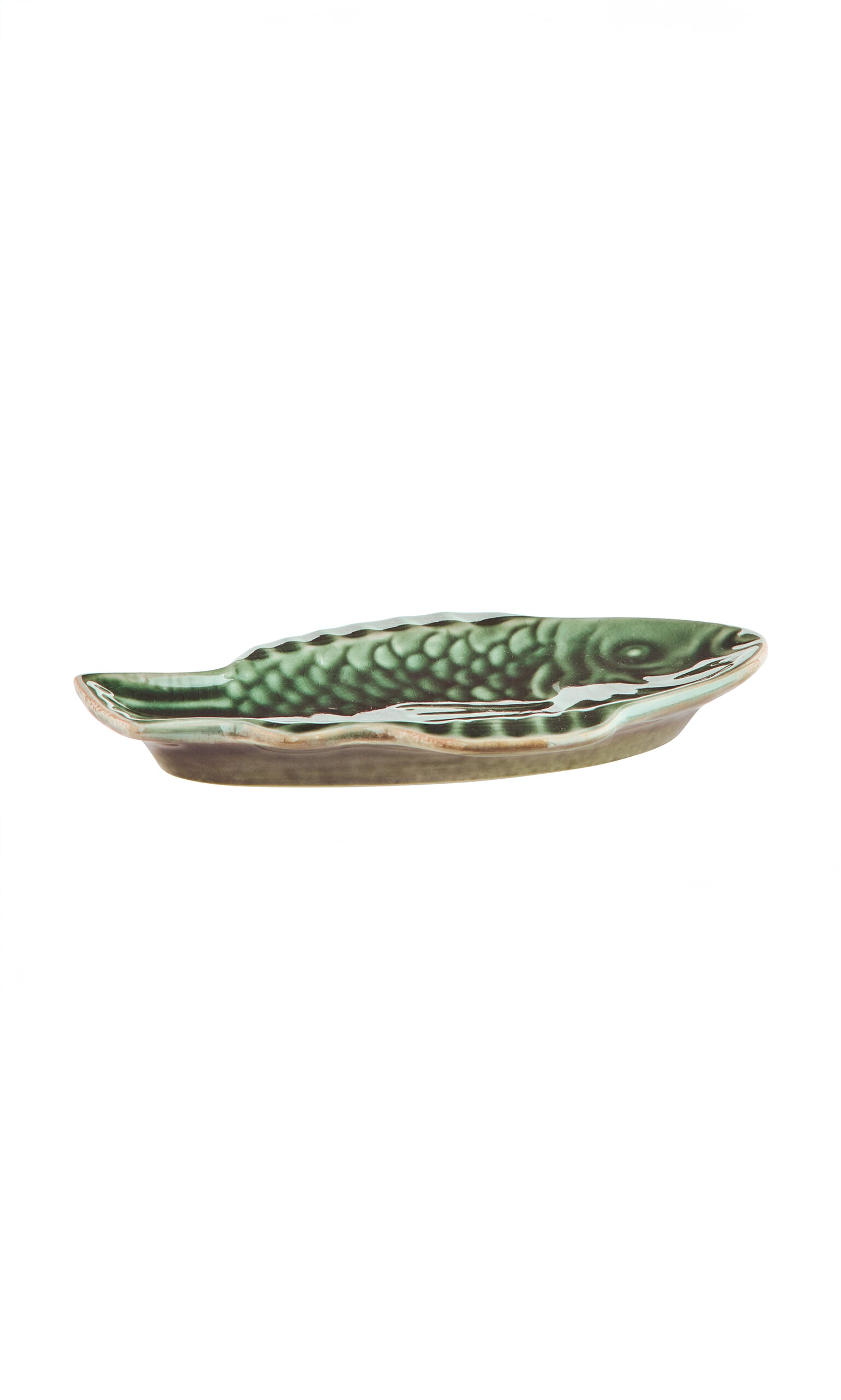 Stoneware Fish Plate - Forest