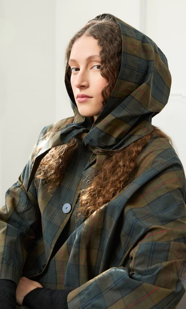 Doherty Waxed Coat - Tartan