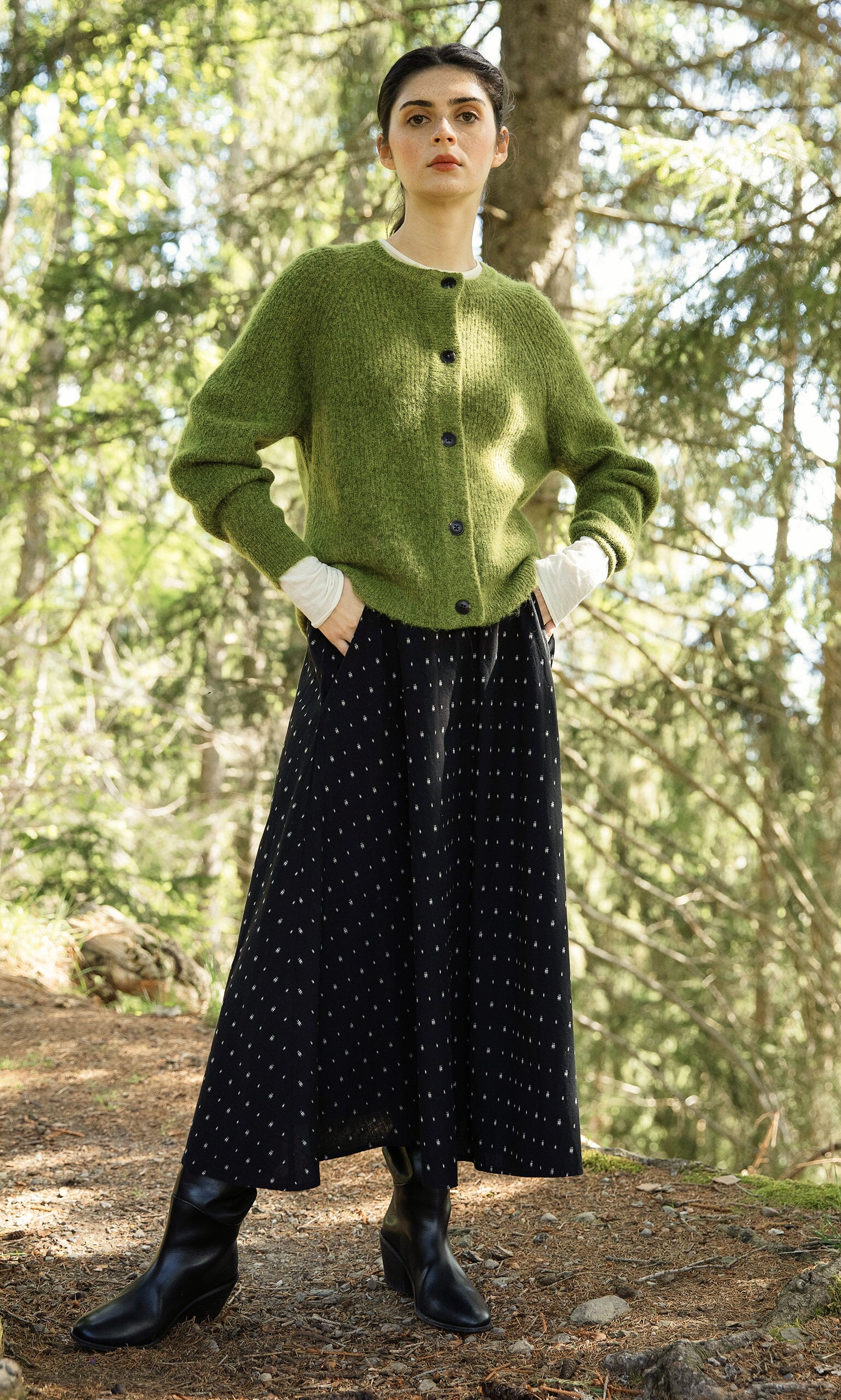 McClay Cardigan - Moss