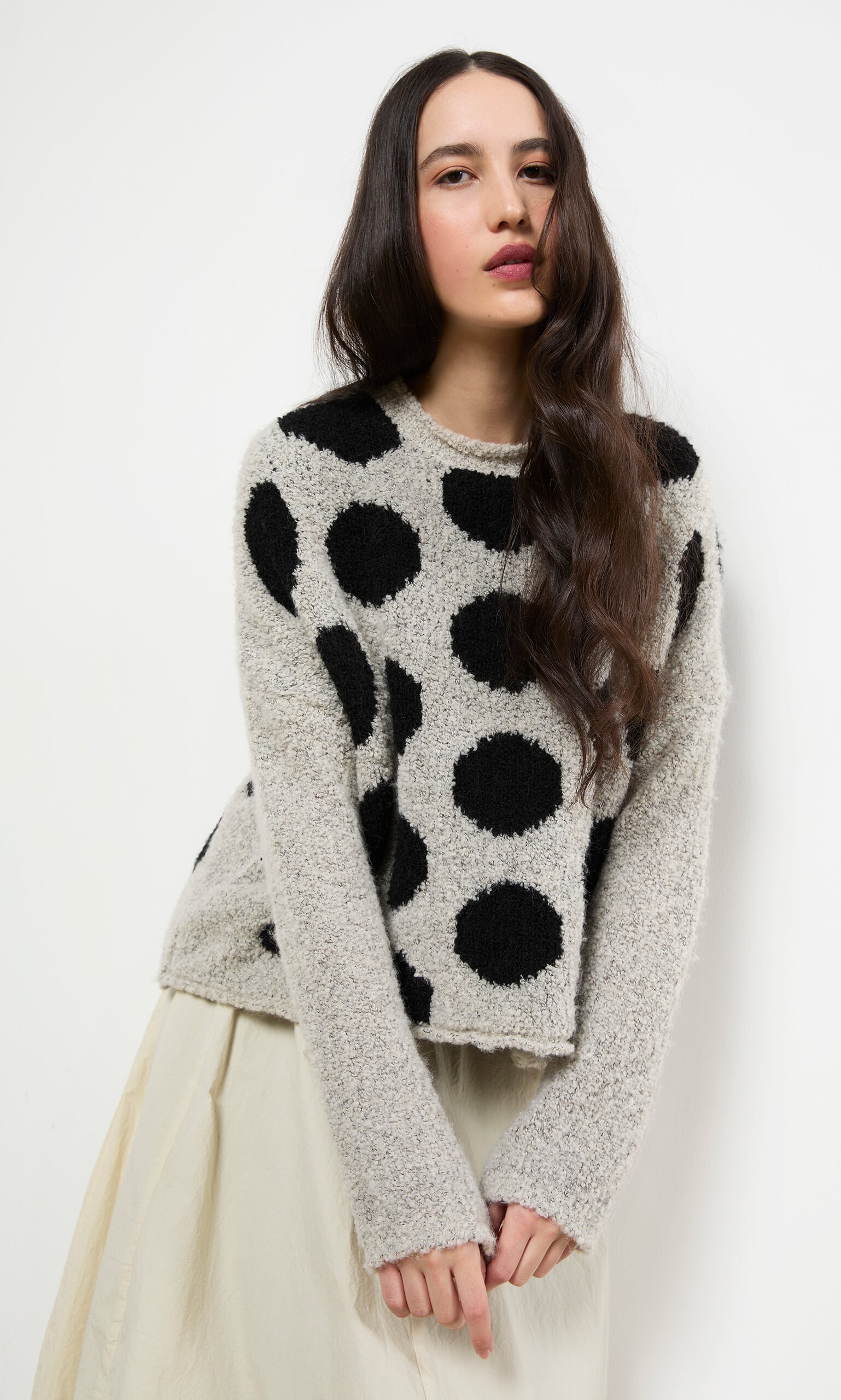 Zola Dot Sweater Plumo Ltd