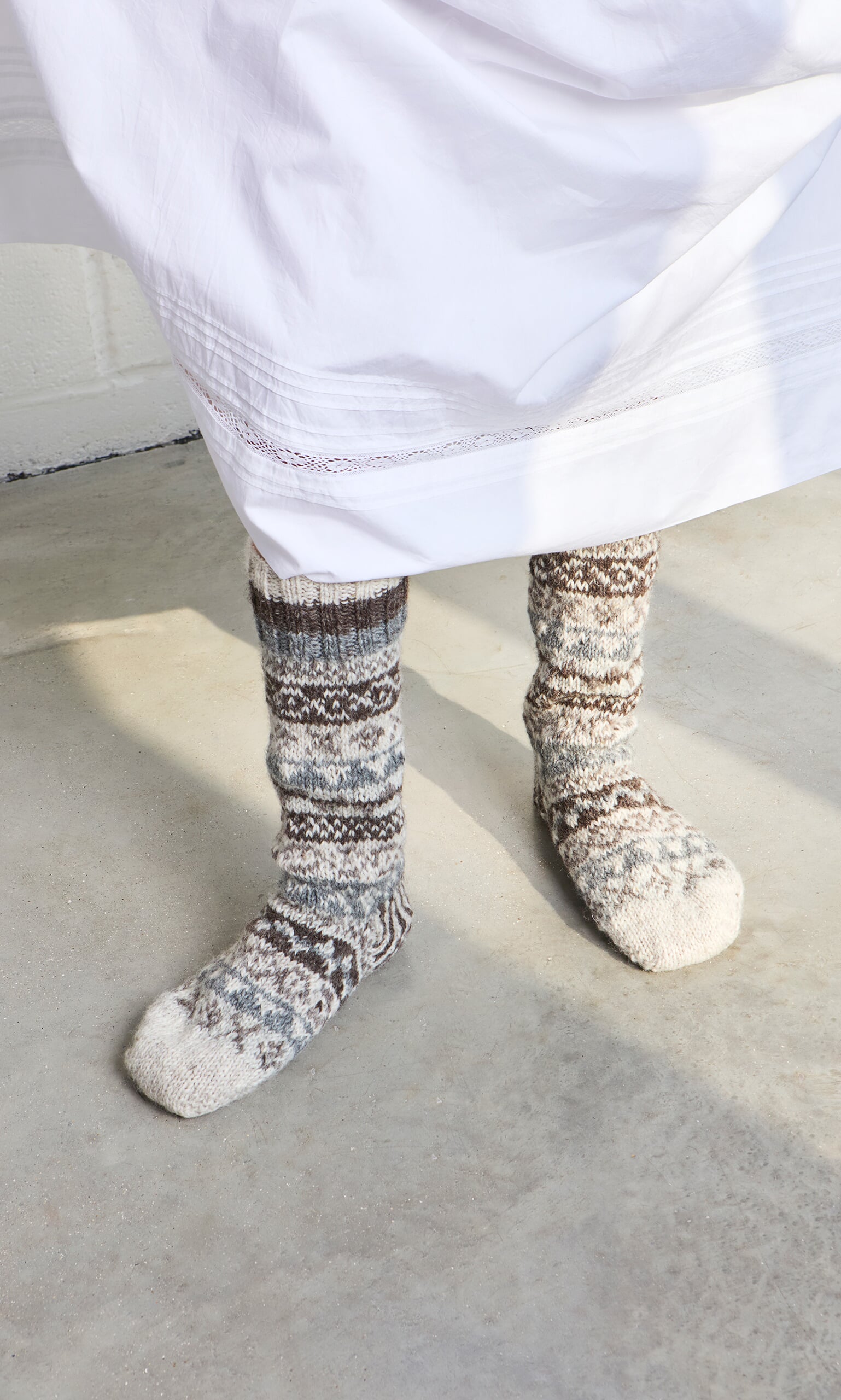 Flint Fair Isle Socks