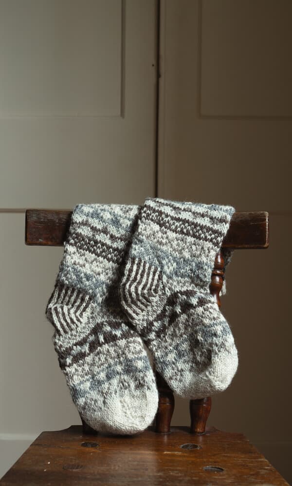 Flint Fair Isle Socks