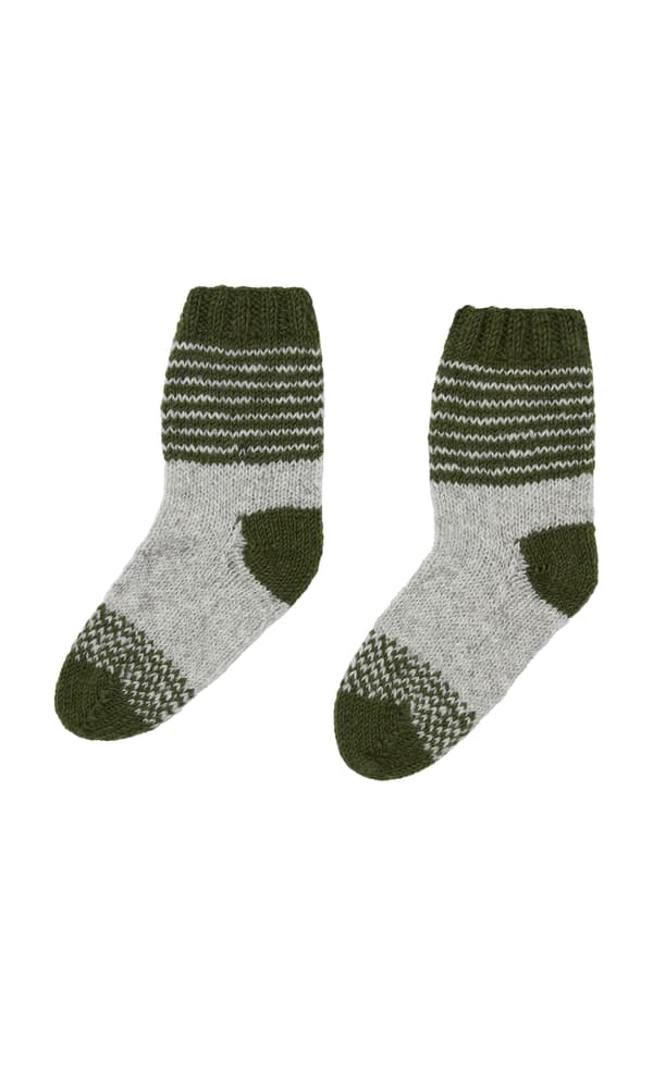 Green Striped Socks