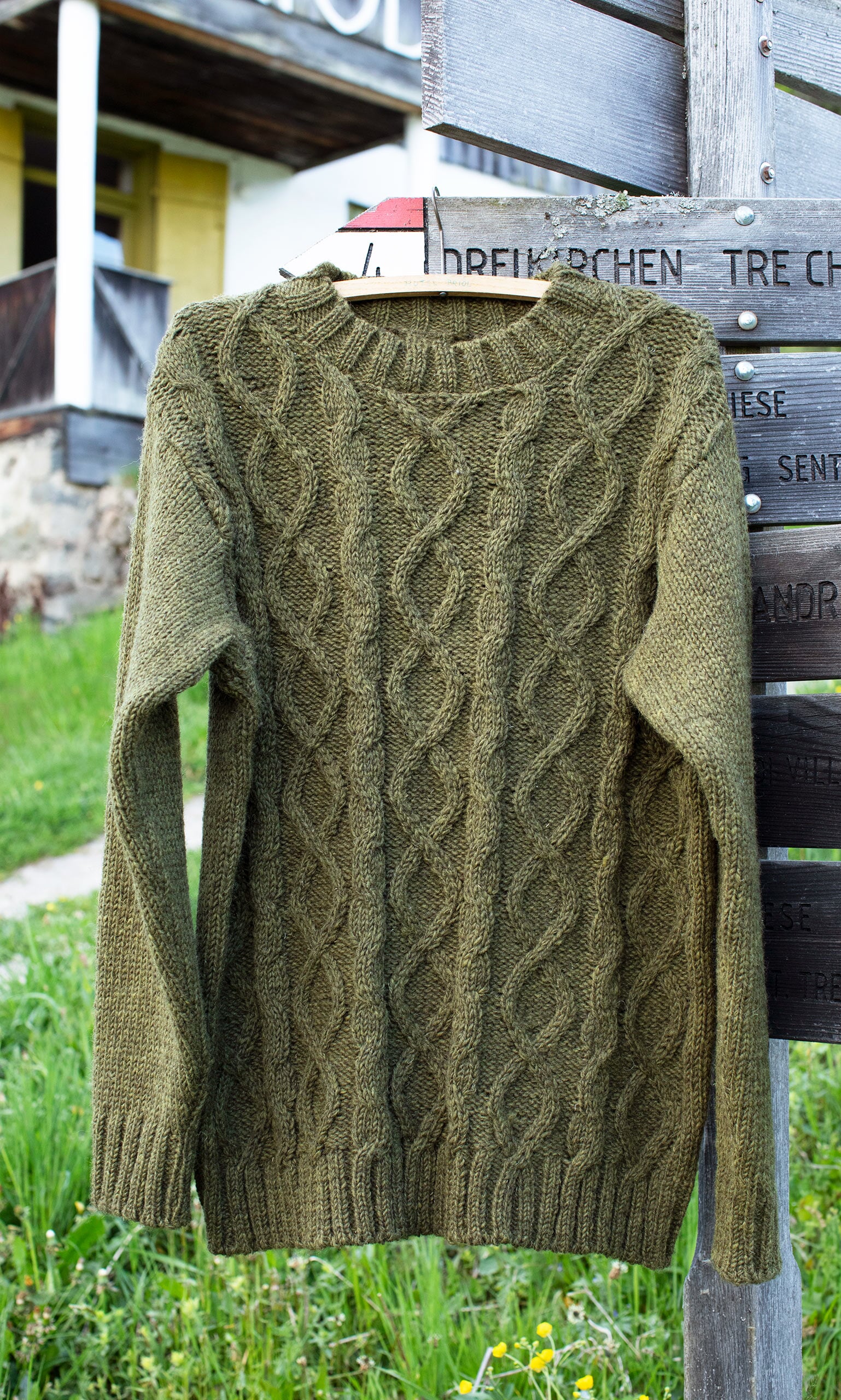 Shetland Cable Sweater