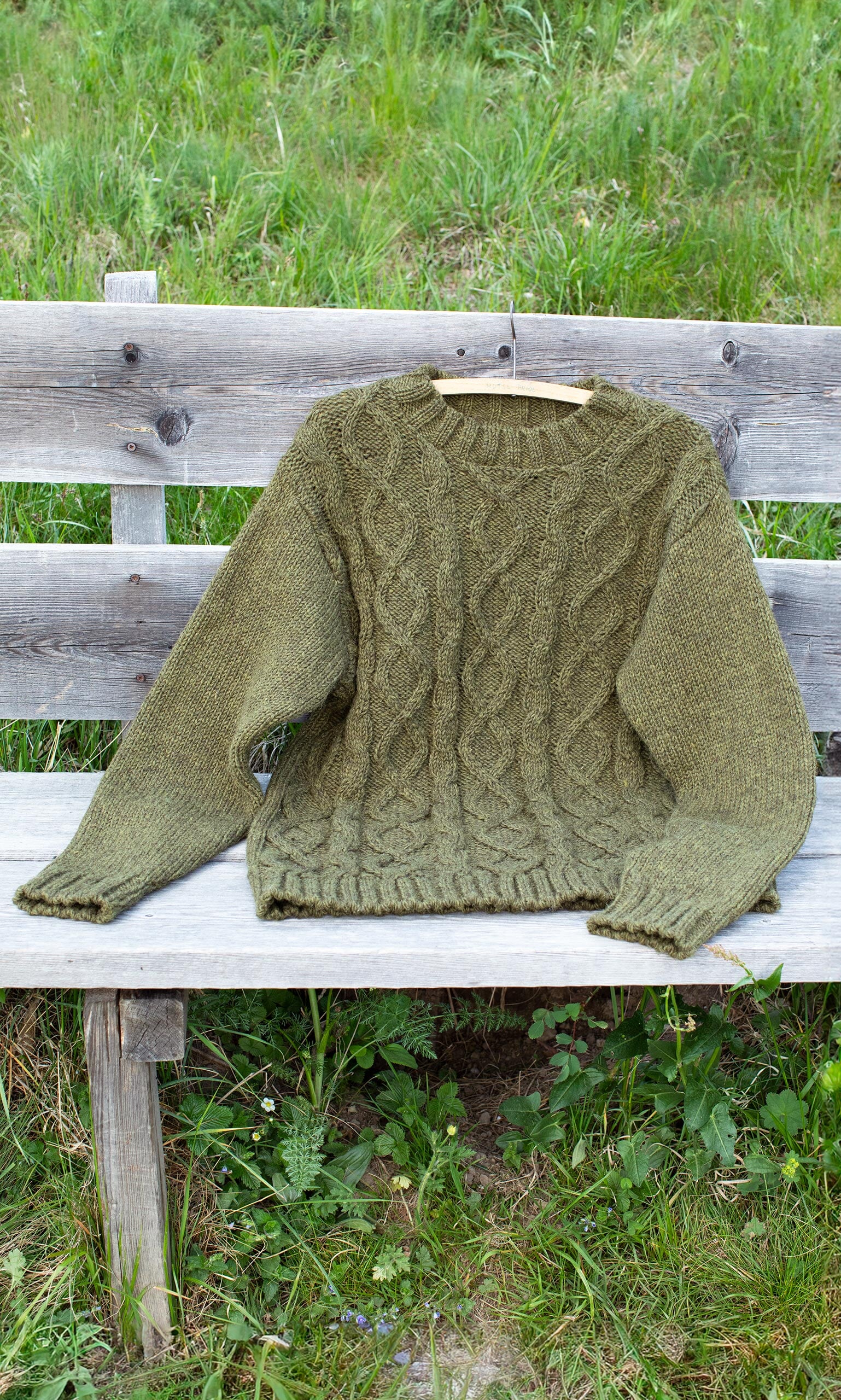 Shetland Cable Sweater